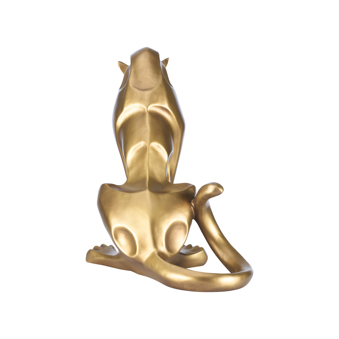 Cat - Gold in Matte Gold / Resin - Chelsea House