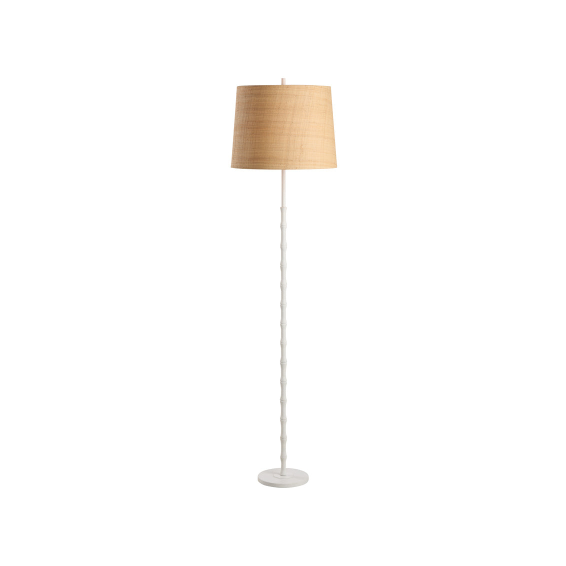Artois Floor Lamp - White in White / Metal - Chelsea House