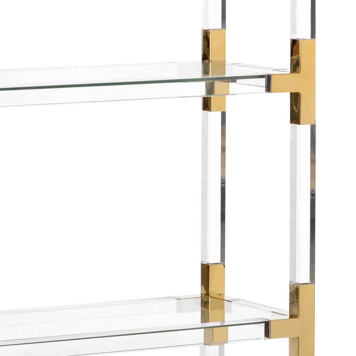 Gainsboro Etagere - Brass