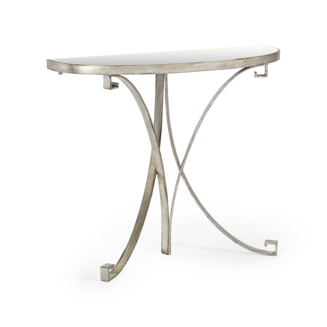 Cain Console - Silver in 33 / Metal - Chelsea House