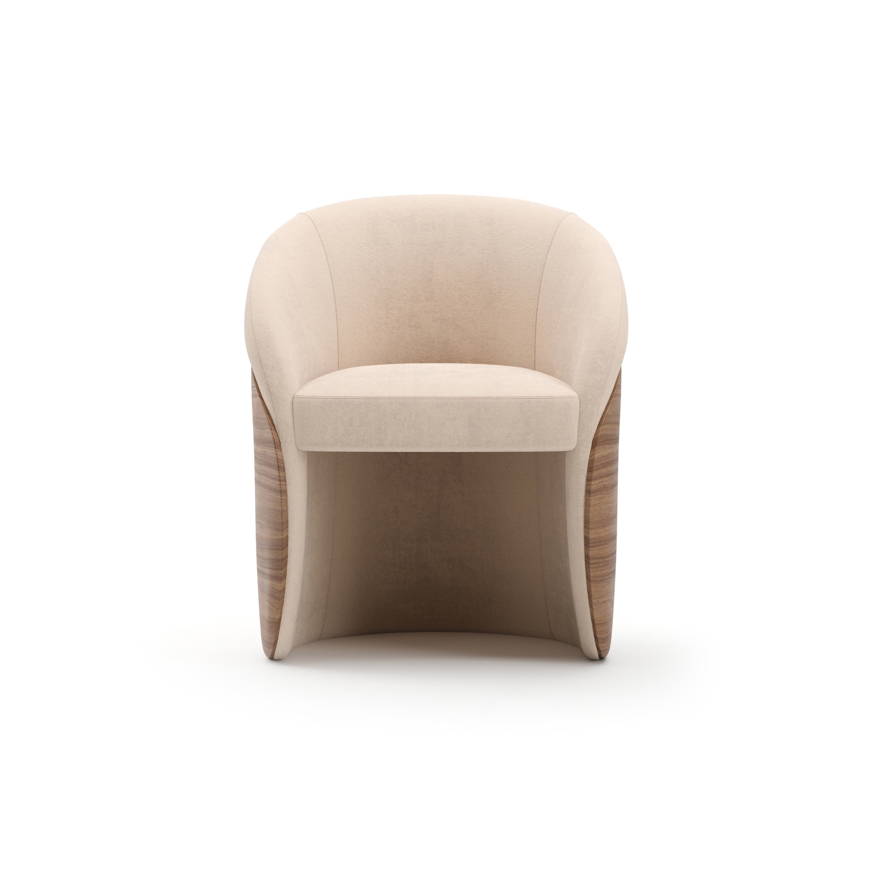 Fleur Wood Back Dining Chair – Accent Chairs by Caracole | Sutter & Vale