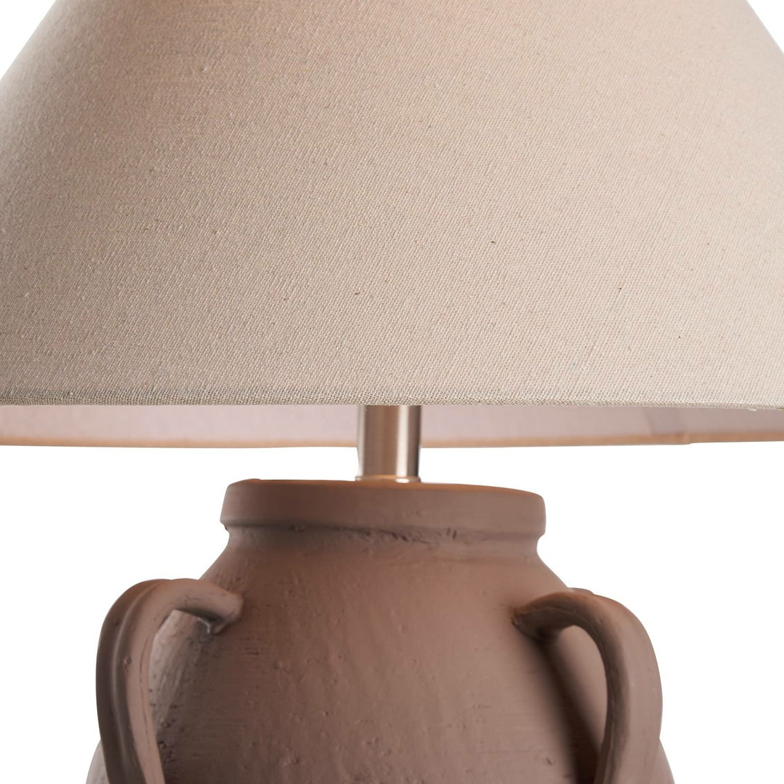 Noor Table Lamp in Taupe Glaze / Ceramic/Porcelain - Chelsea House