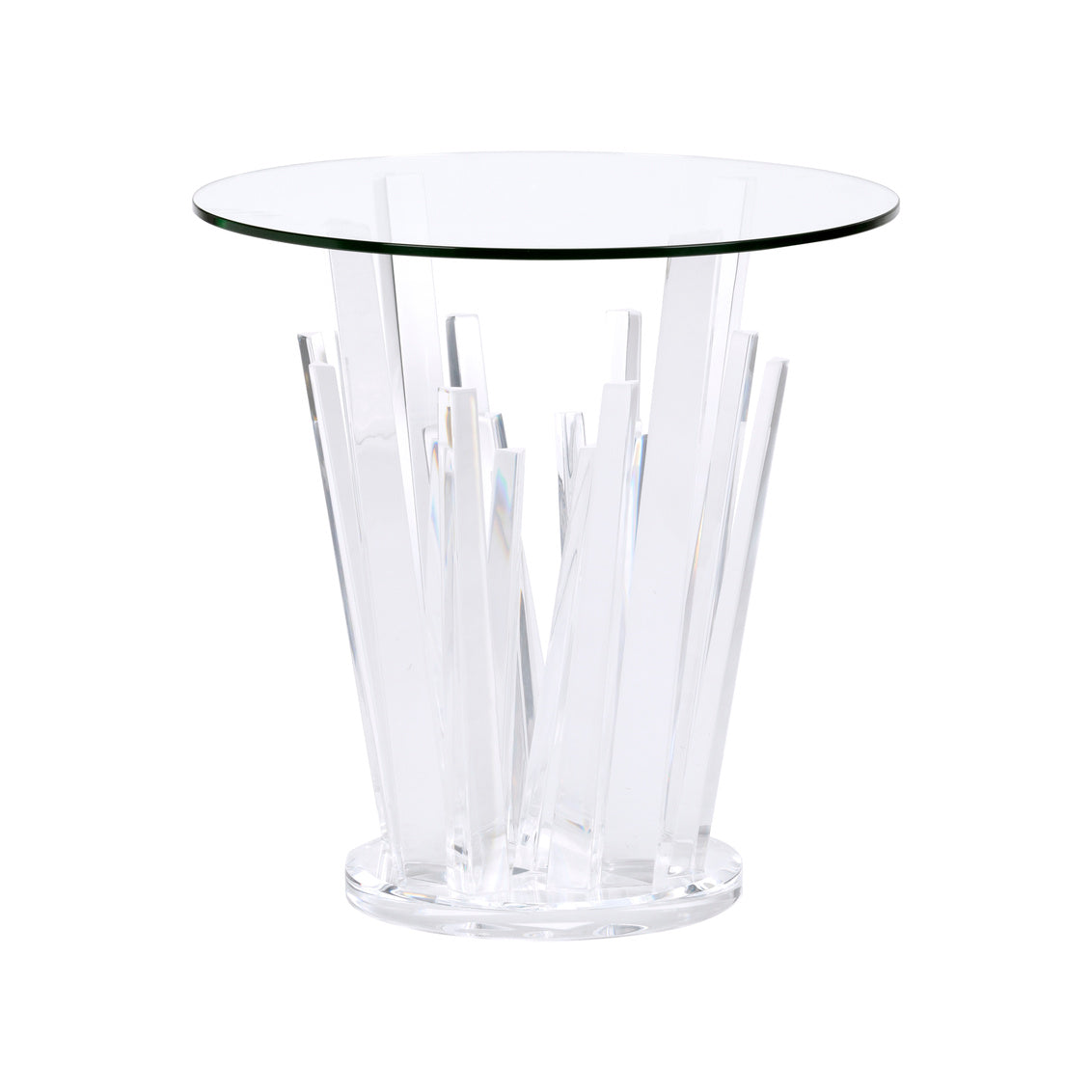 Geode End Table - Clear