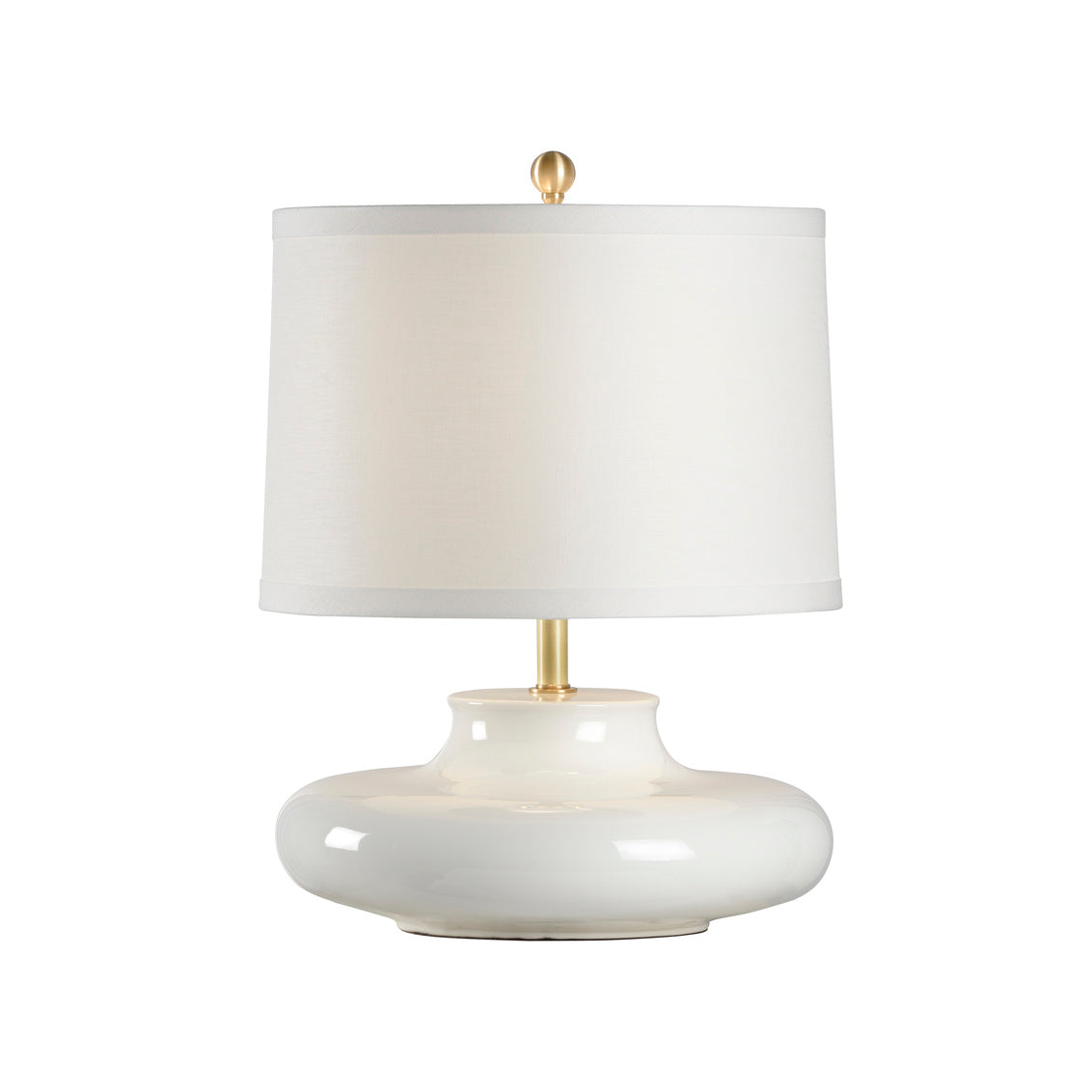 Gainsboro Lamp - White in 21.5 / Ceramic/Porcelain - Chelsea House