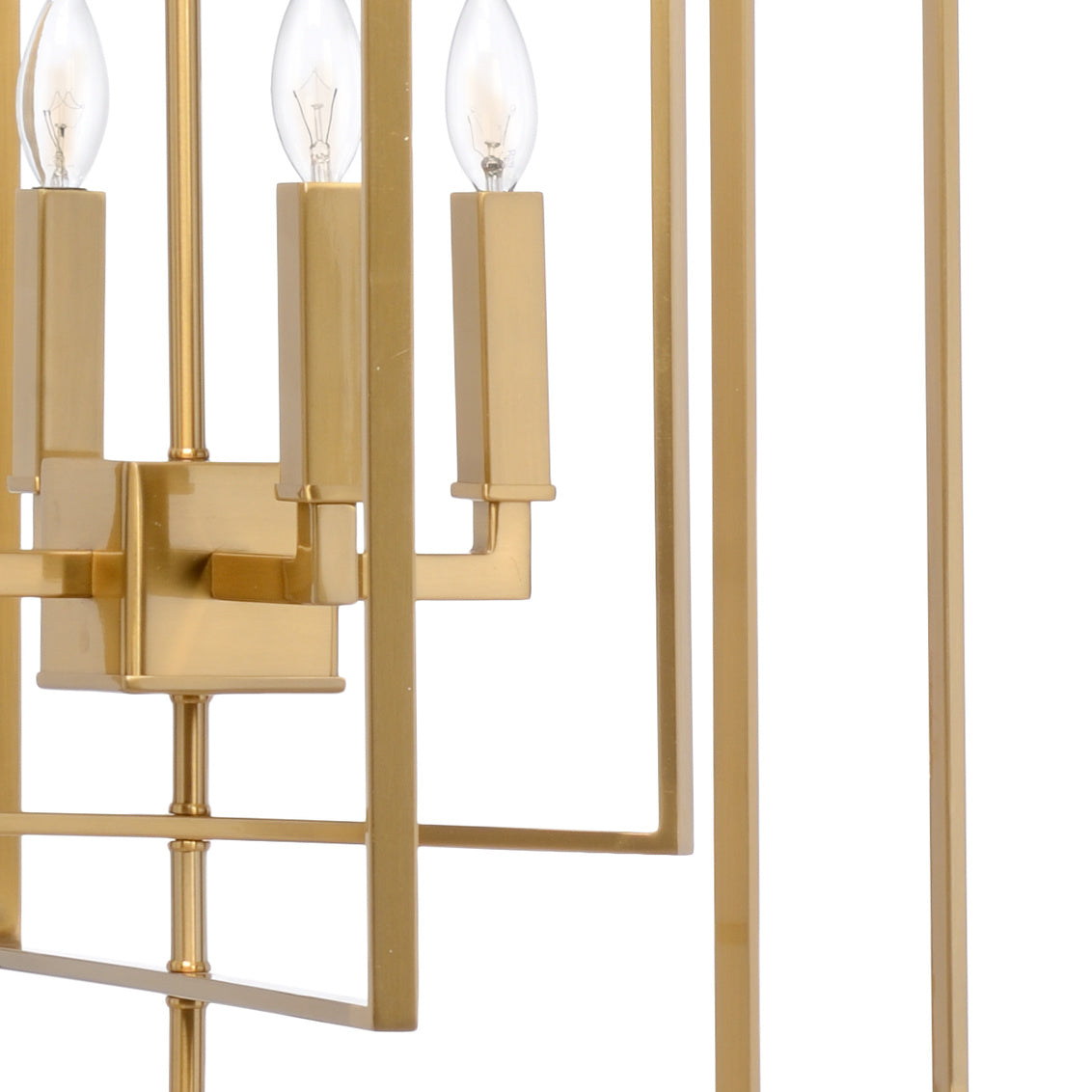 Cube Chandelier - Gold