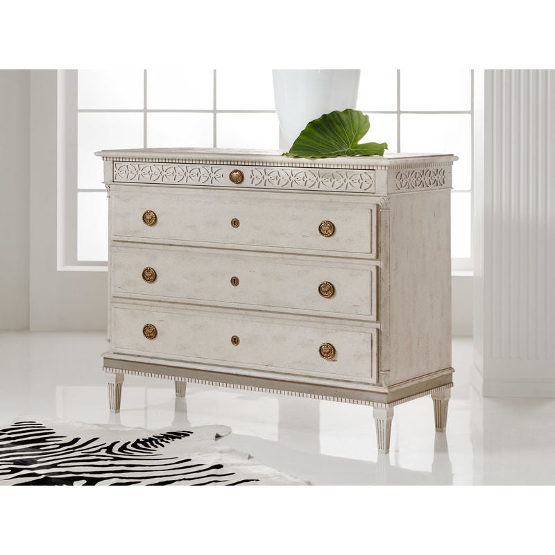 Large Gustavian 4-Drawer Commode
