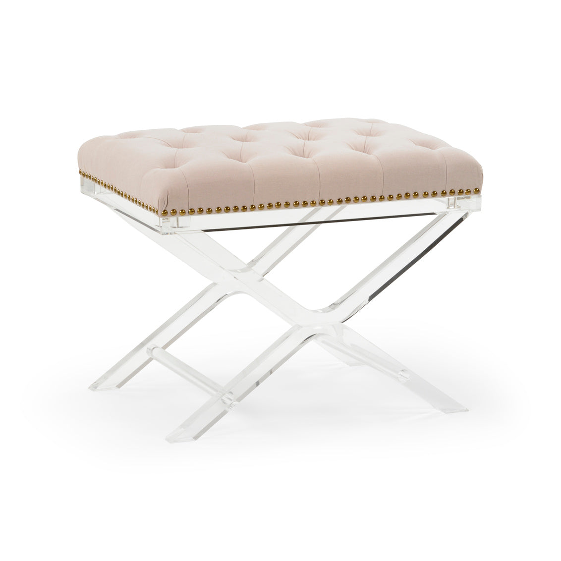 Soho Tufted Bench in 18.5 / Acrylic - Chelsea House