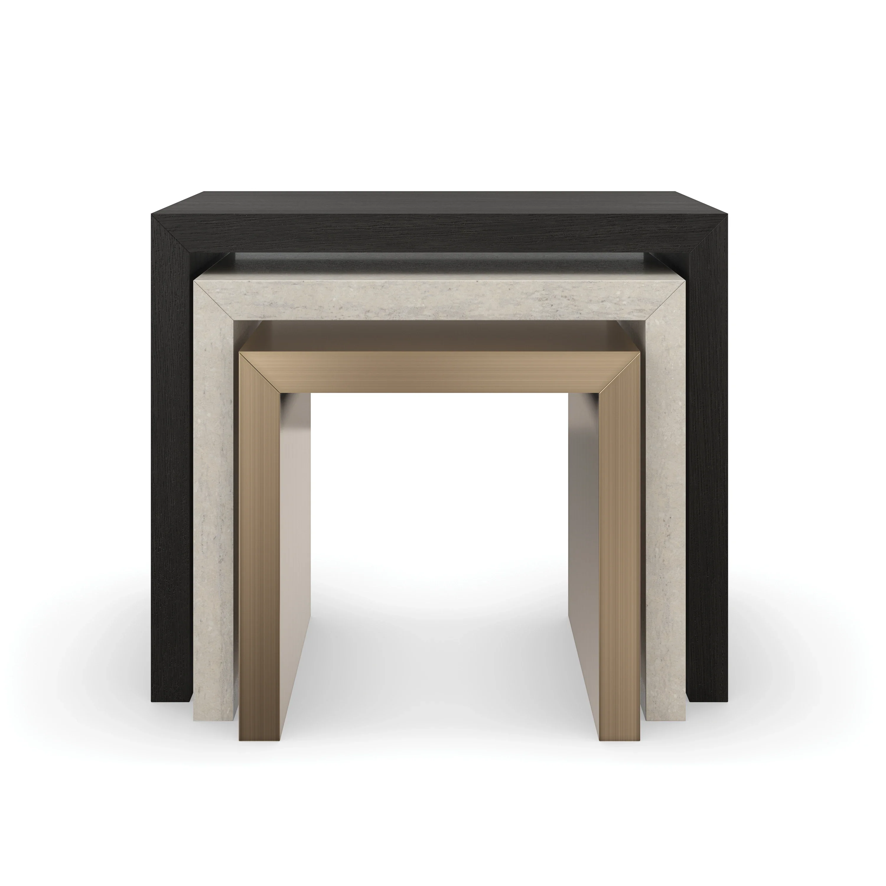 Contrast Nesting Tables – Side & End Tables by Caracole | Sutter & Vale