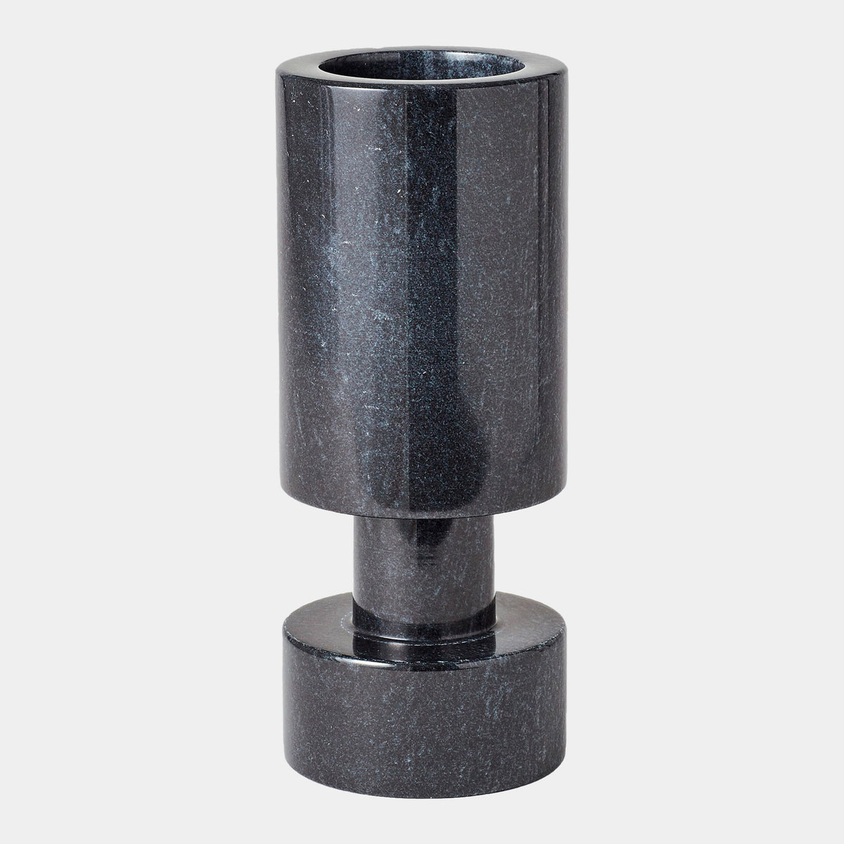 Luc Vase-Black Marble