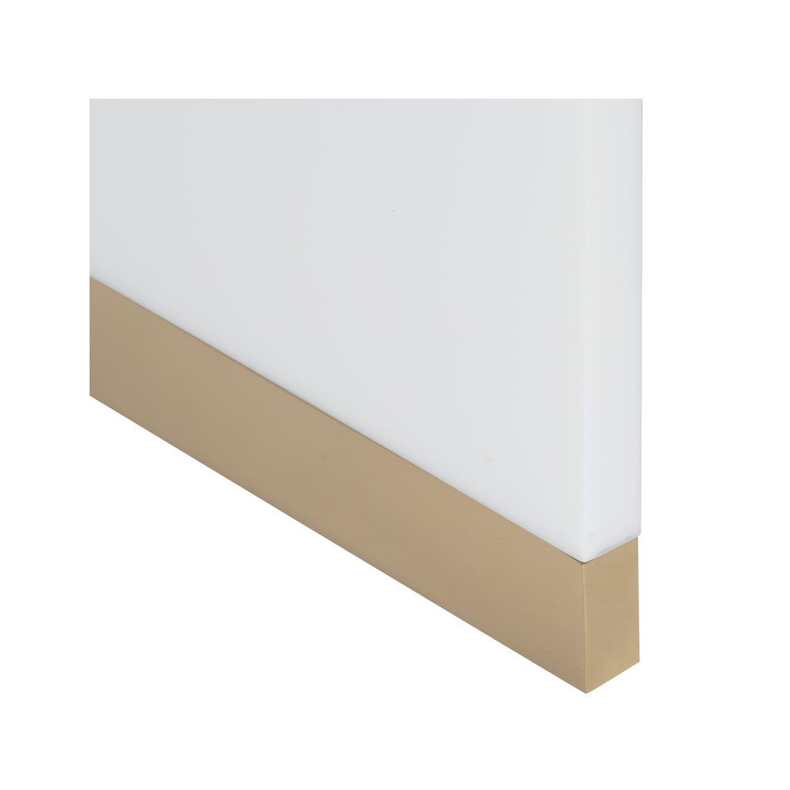 Waterfall End Table - White in 24 / Acrylic - Chelsea House