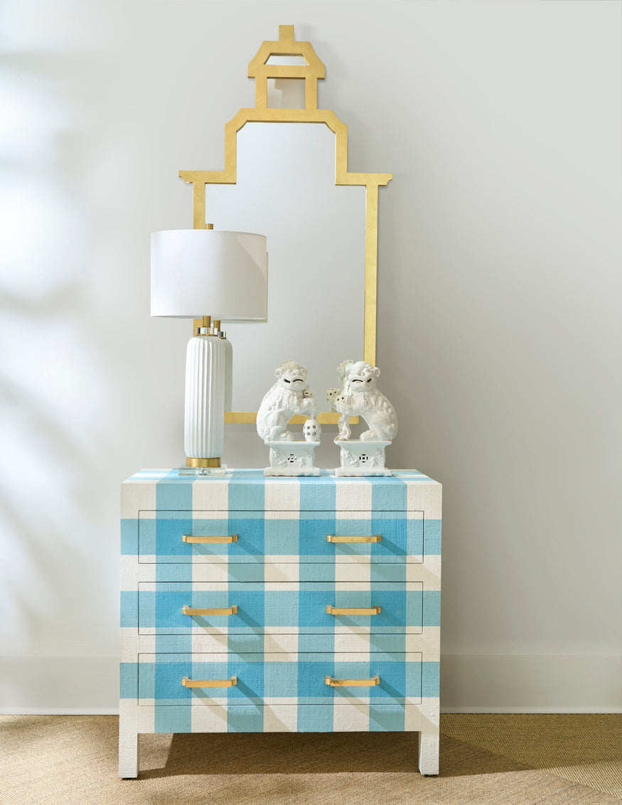 Pagoda Mirror - Gold in 52 / Wood - Chelsea House