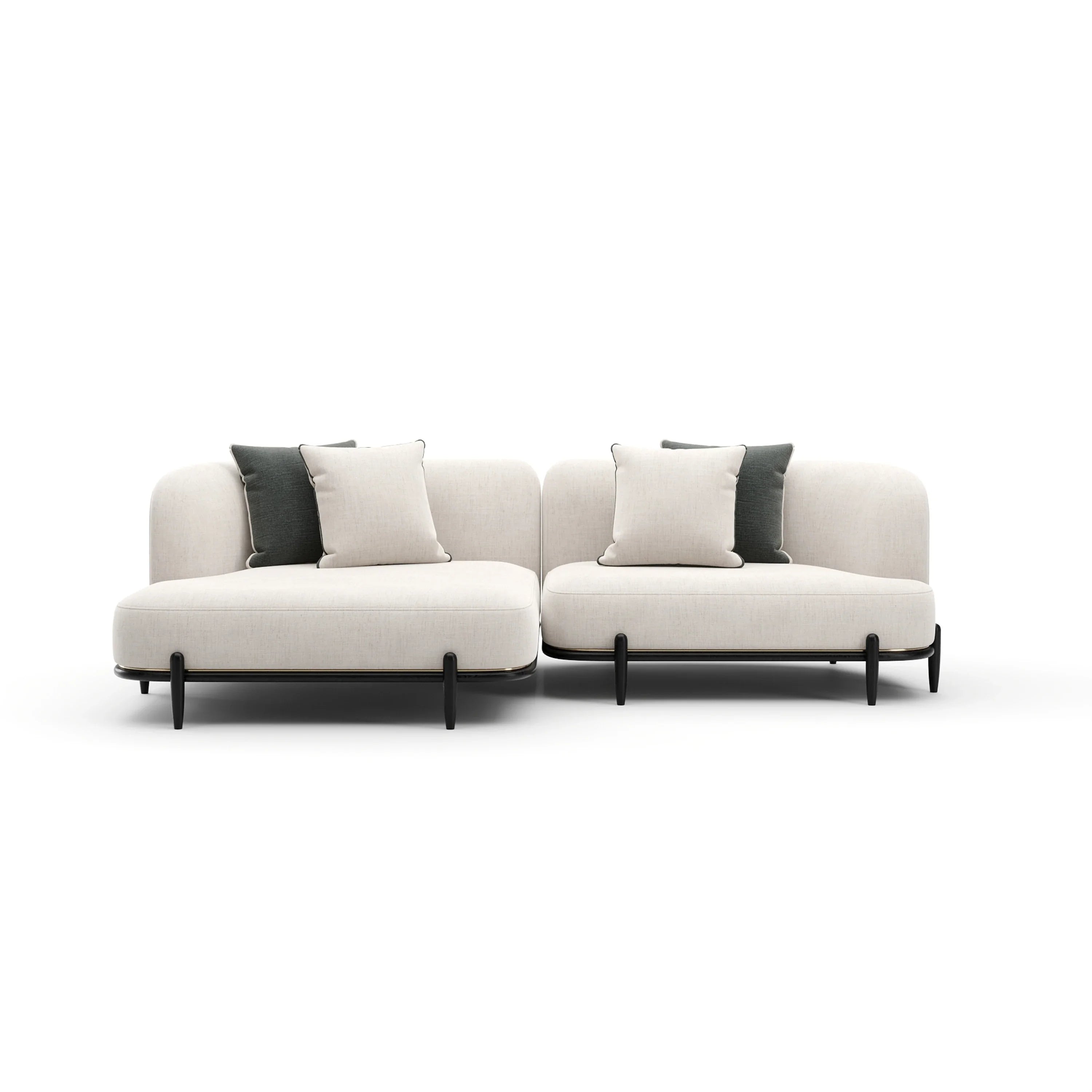 Madera Laf Small Chaise Sectional – Sectionals by Caracole | Sutter & Vale