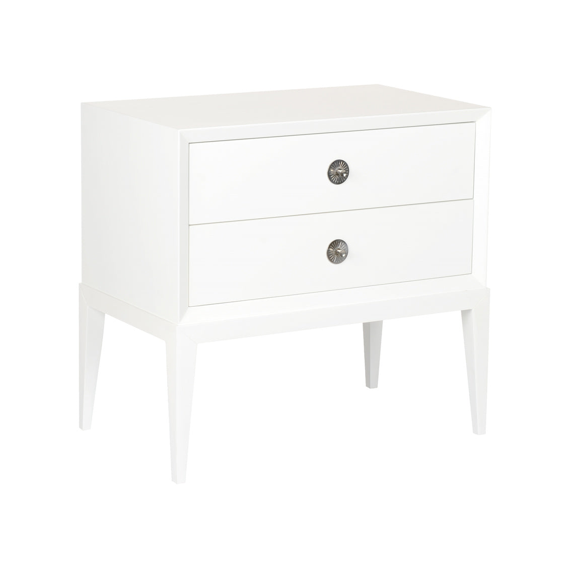 Beveled Side Chest 2 Drawers