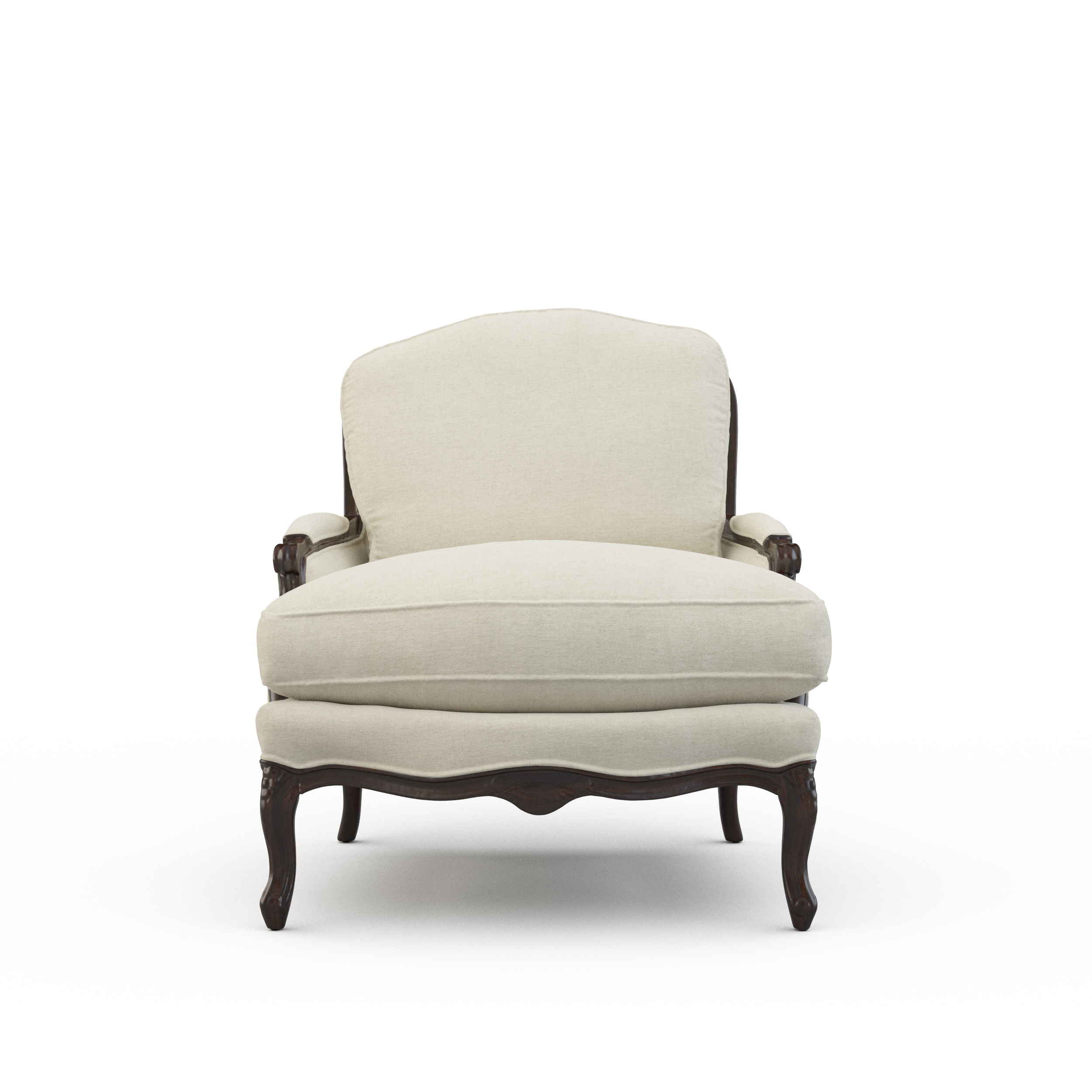 exposed wood chair