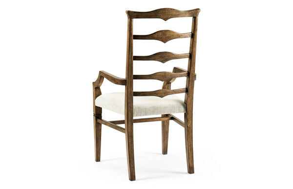 Pompano Ladderback Accent Arm Chair