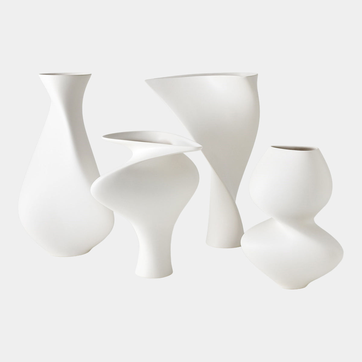 Tranquility Vase-Matte White