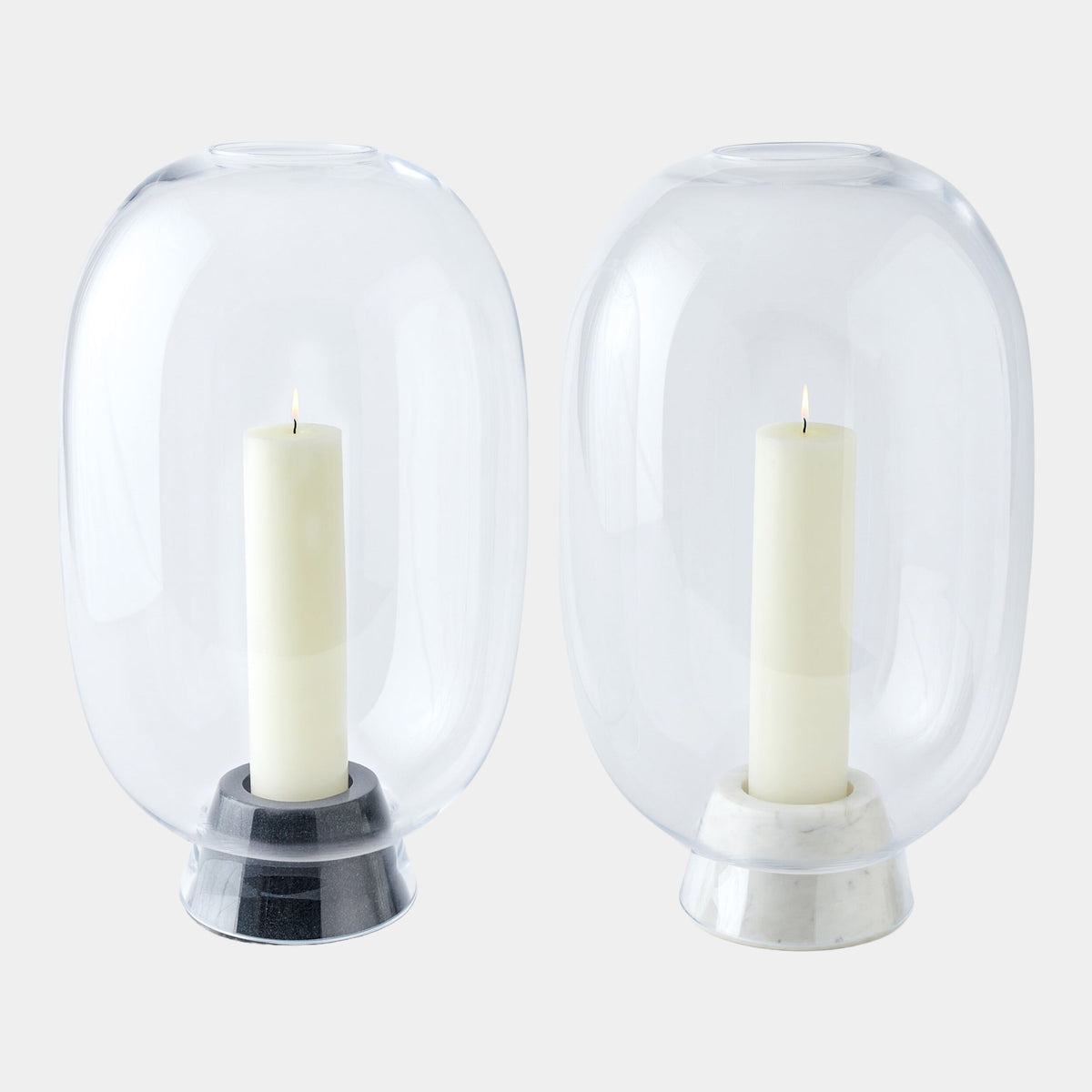 Cosette Marble Cone Hurricane-Black