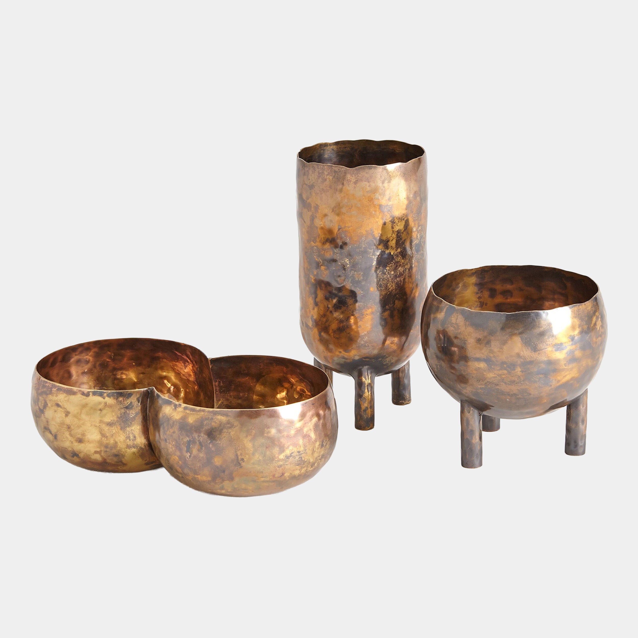 Alchemy Container-Burnt Brass-Short