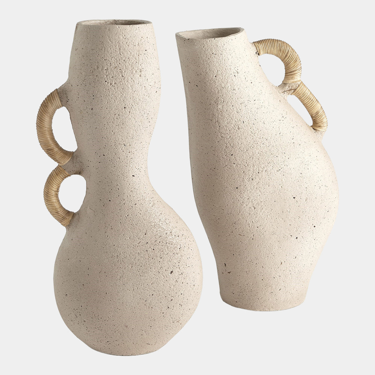 Hourglass Vase-Sandstone
