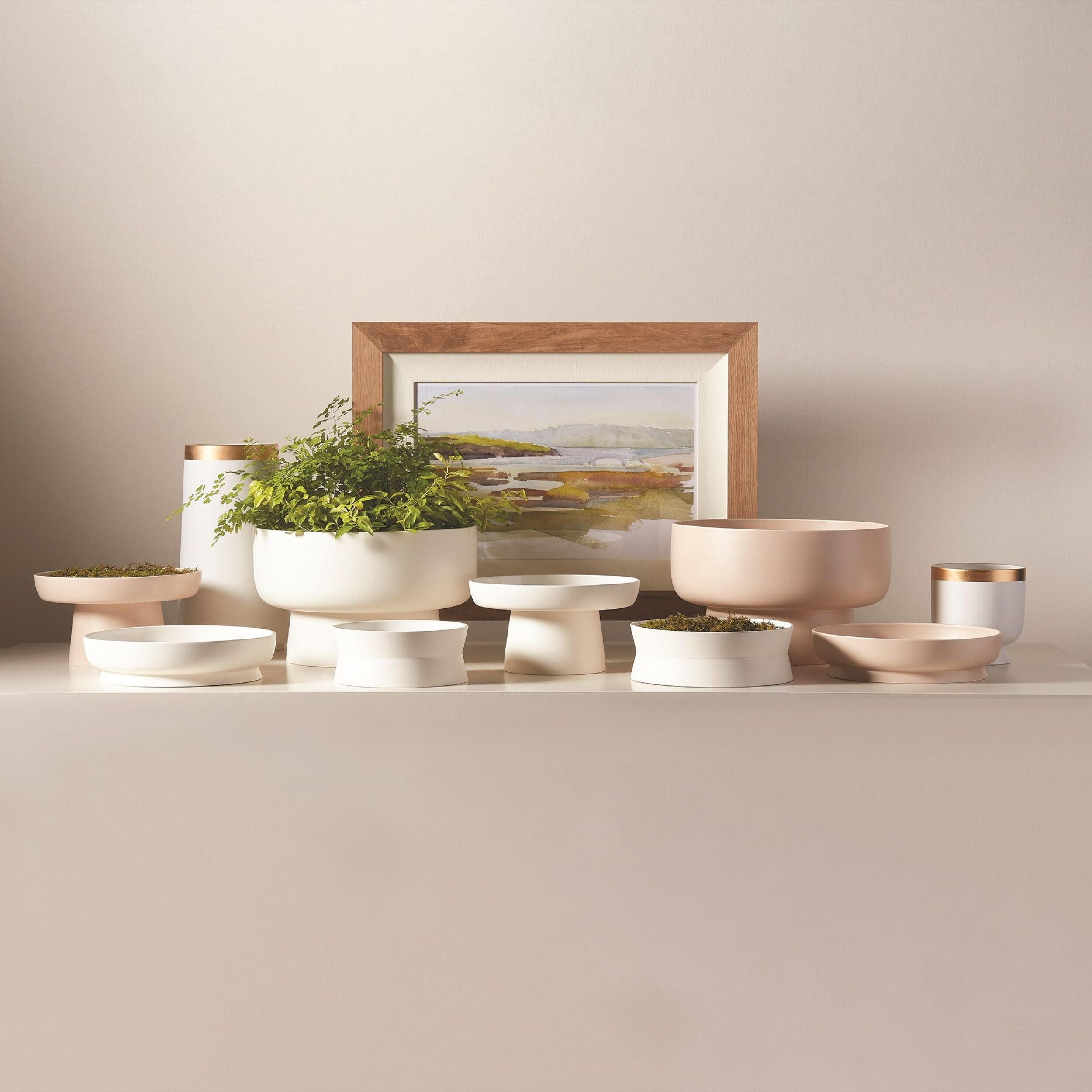 Encircle Tazza-Chalk-Lg