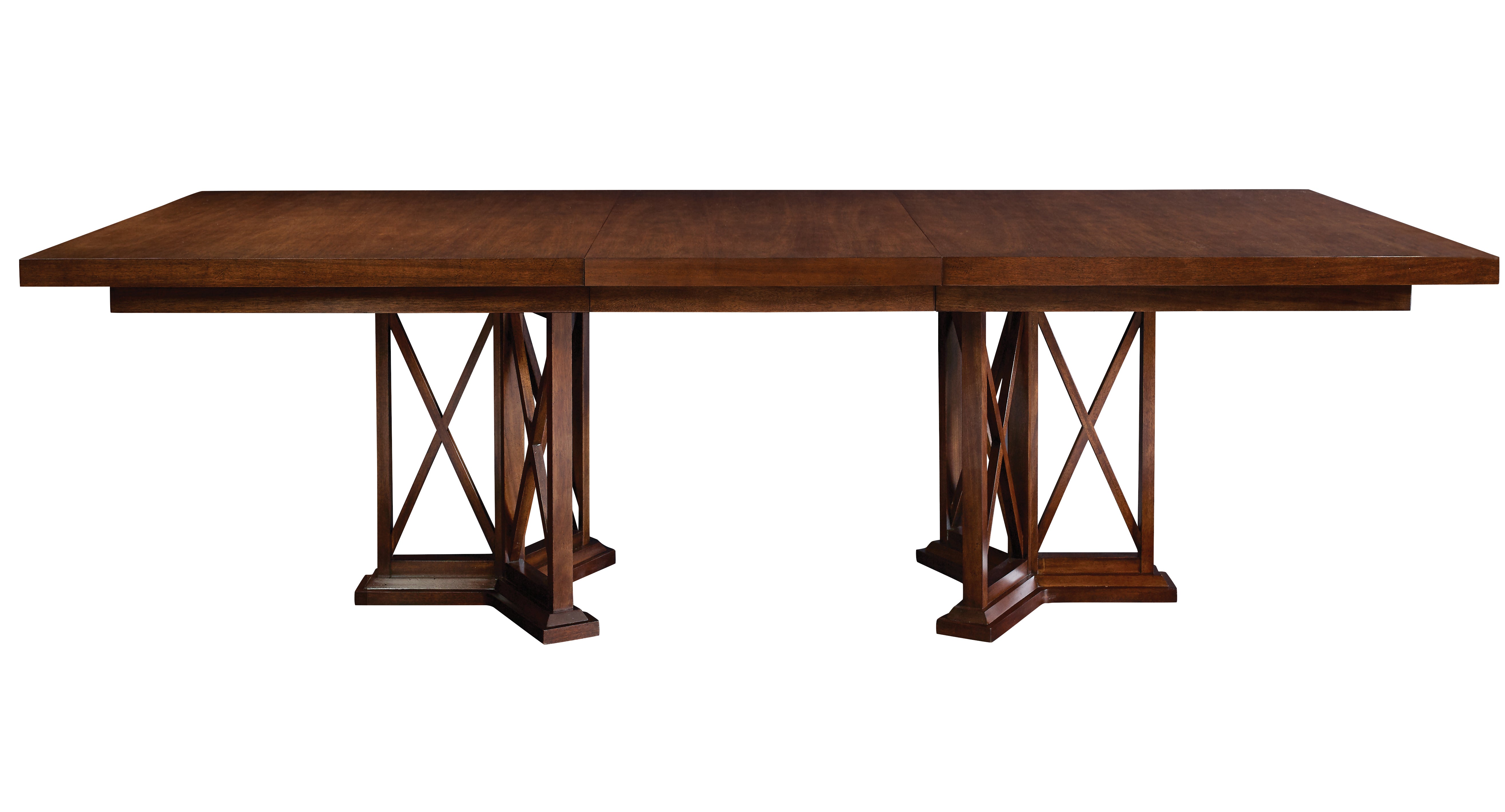 Worth Dining Table in Mahogany Veneers, Mahogany Solids - Hickory Chair