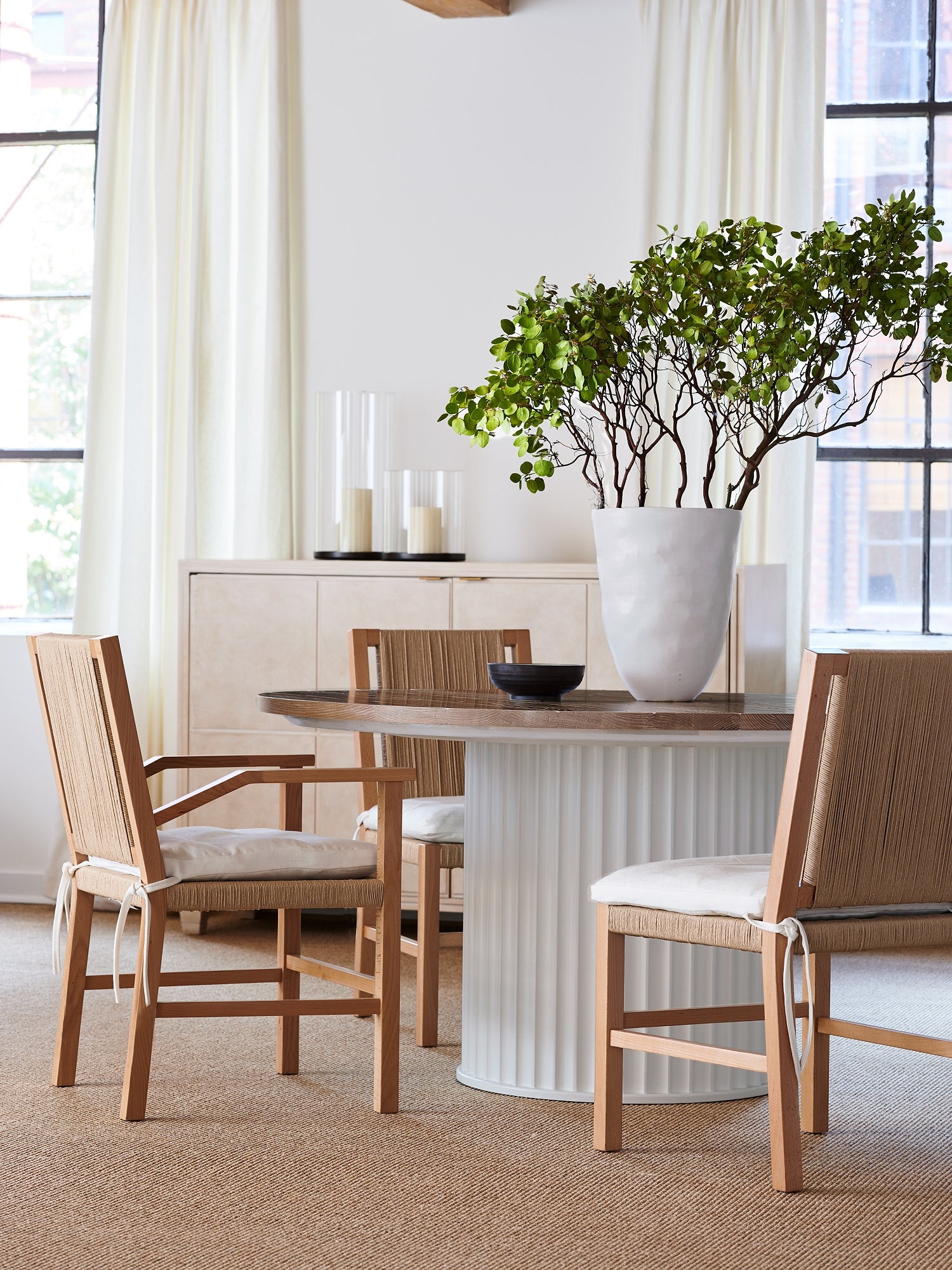 CAMPAGNE 60" ROUND TABLE TOP – Table Tops by Hickory Chair | Sutter & Vale