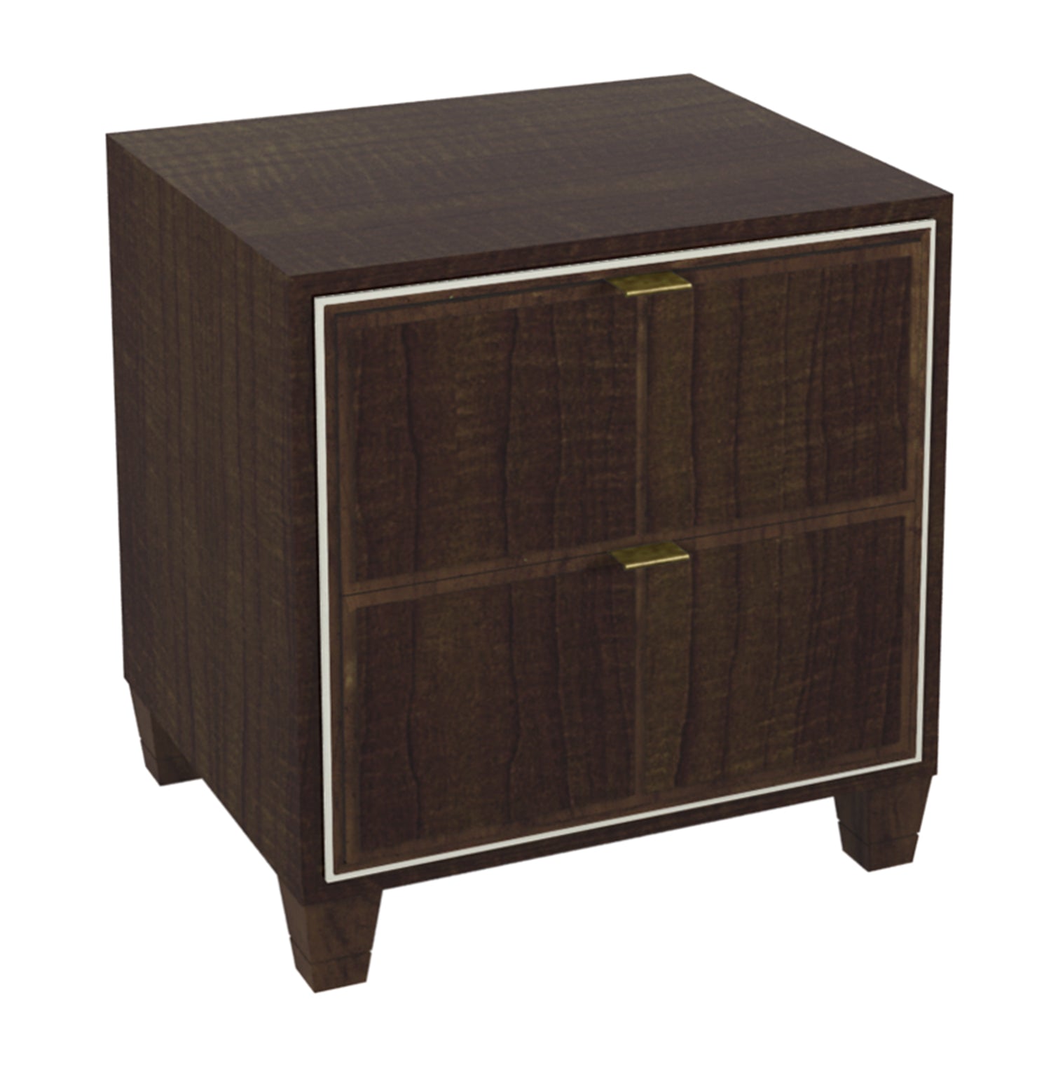 VERDUN SIDE TABLE/NIGHTSTAND in Maple Solids, Anegre Veneers - Hickory Chair