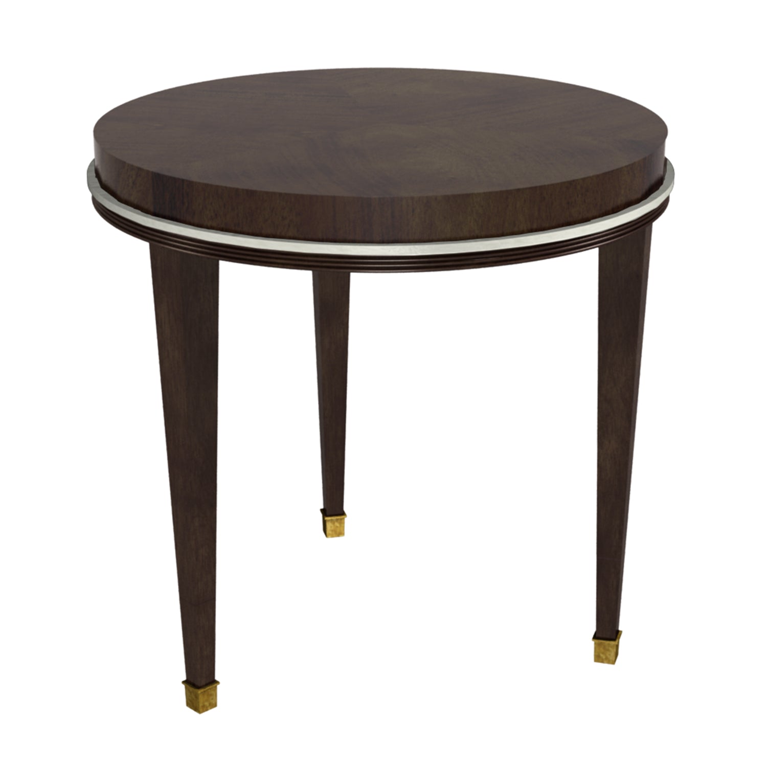 MOBILE ACCENT TABLE in Mahogany Veneers, Mahogany Solids - Hickory Chair