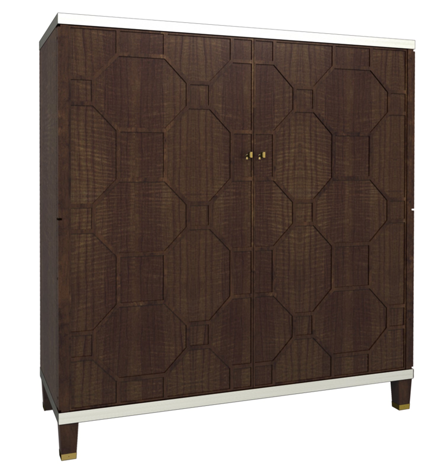 BLACKLAND CABINET in Maple Solids, Anegre Veneers - Hickory Chair