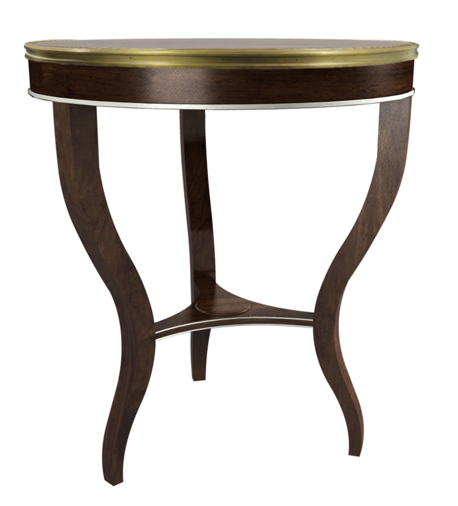 EAST PACES SIDE TABLE WITH WOOD TOP in Walnut Solids, Ash Burl Veneers - Hickory Chair