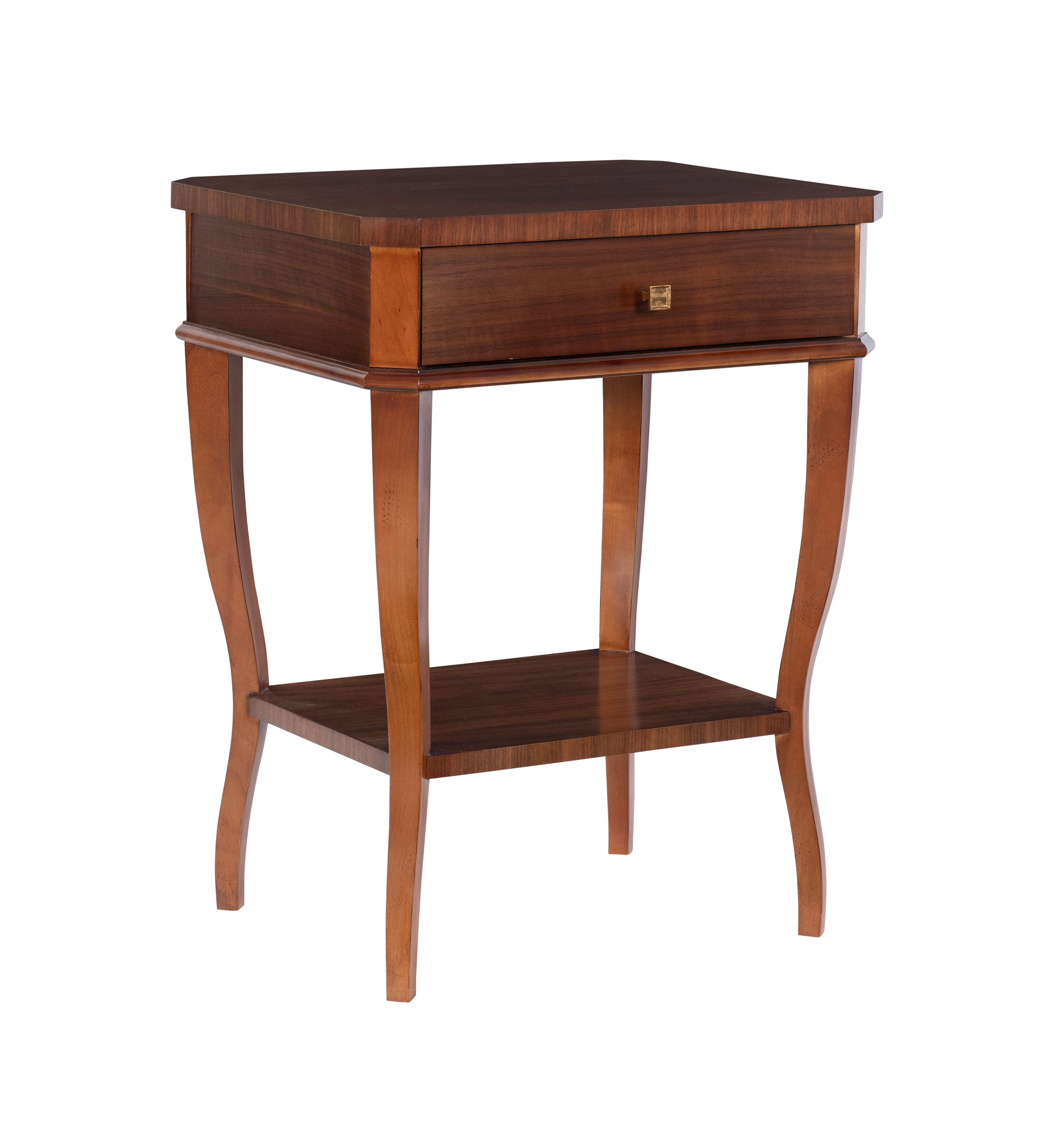 West Paces Nightstand in Walnut Veneers, Maple Solids - Hickory Chair