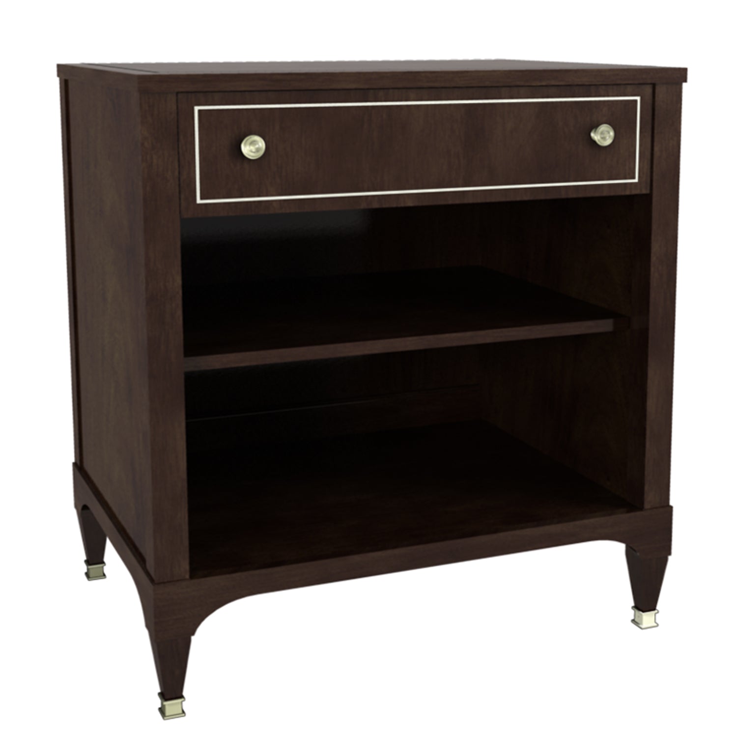 ARTISAN SINGLE DRAWER NIGHTSTAND-MAHOGANY in Mahogany Veneers, Mahogany Solids - Hickory Chair