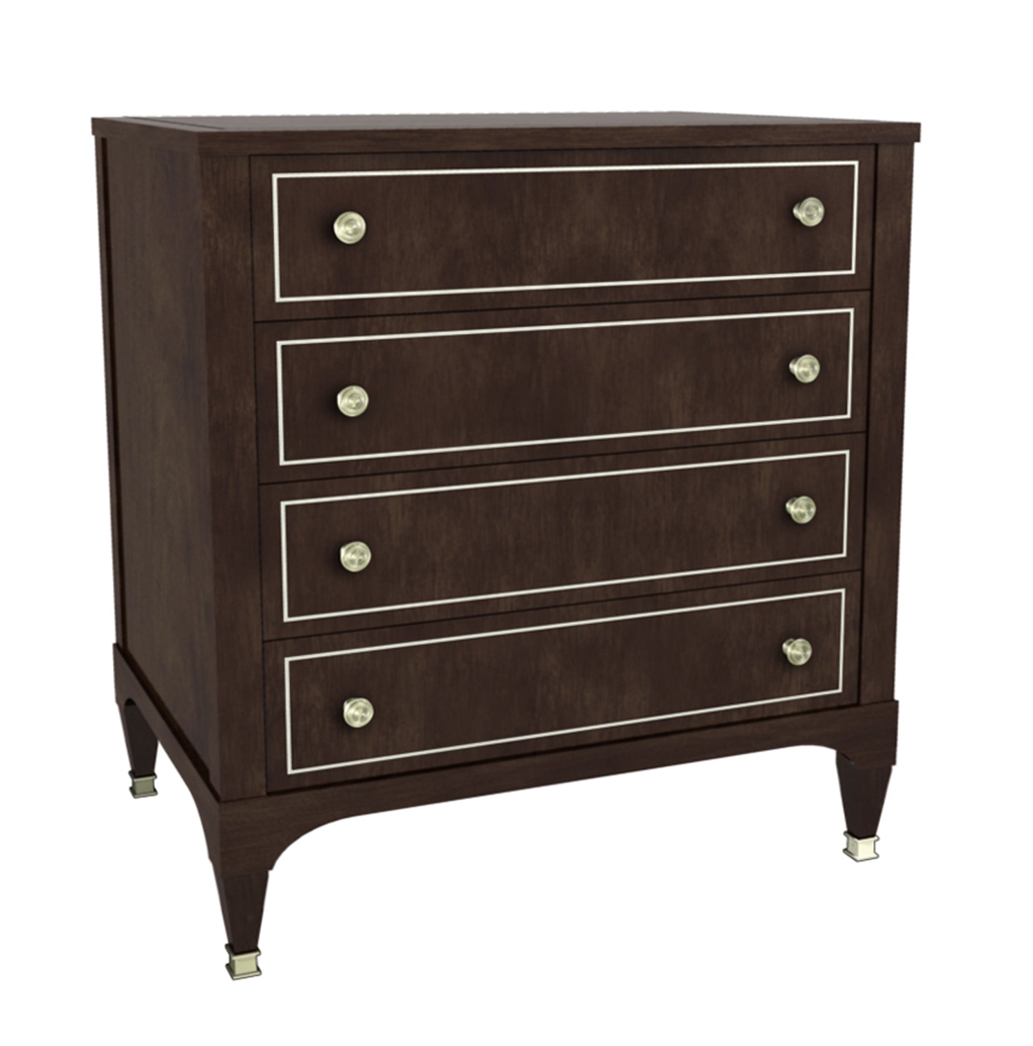 ARTISAN SMALL 4 DRAWER CHEST-MAHOGANY
