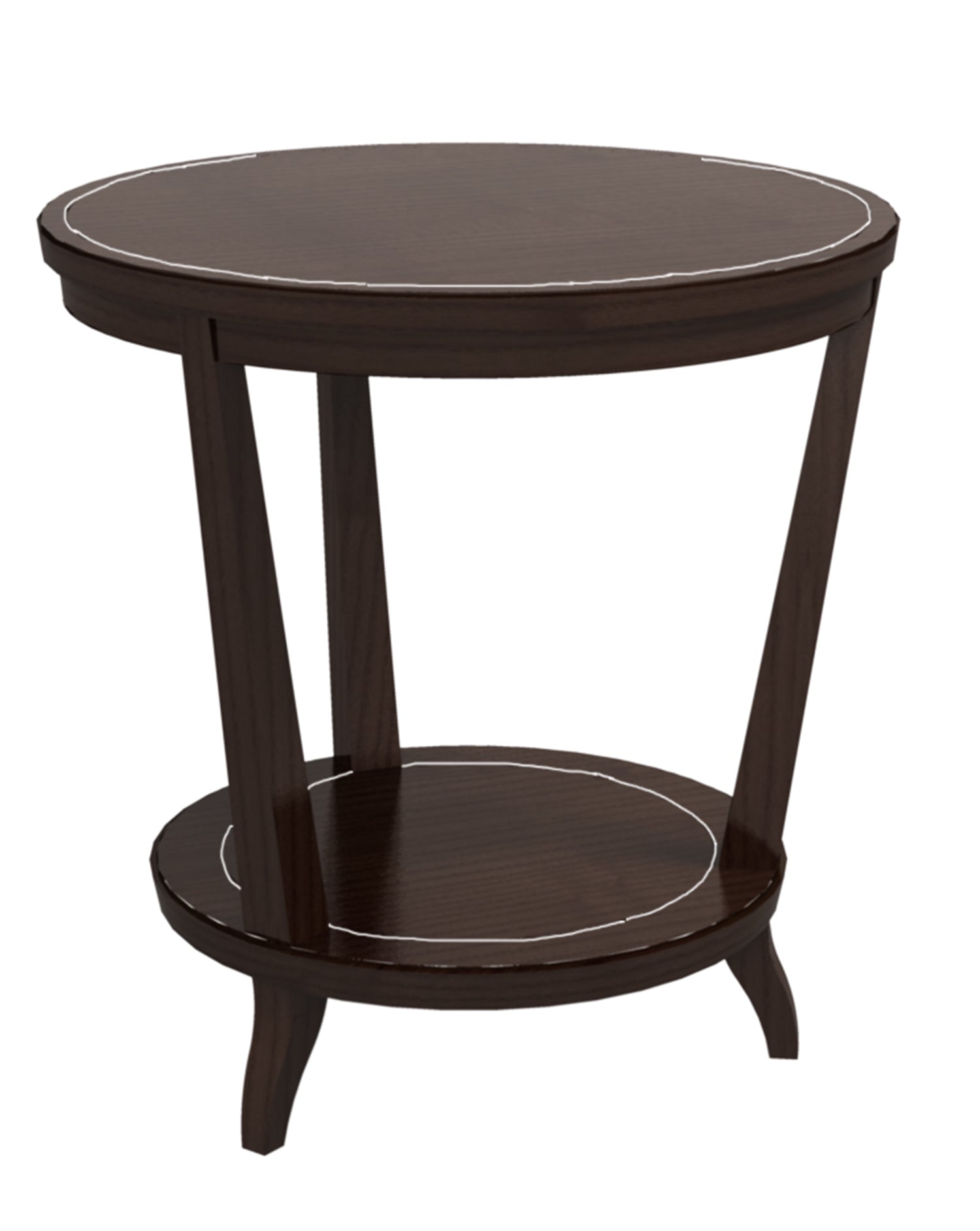 RYE ROUND SIDE TABLE-ASH in Ash Veneers, Ash Solids - Hickory Chair