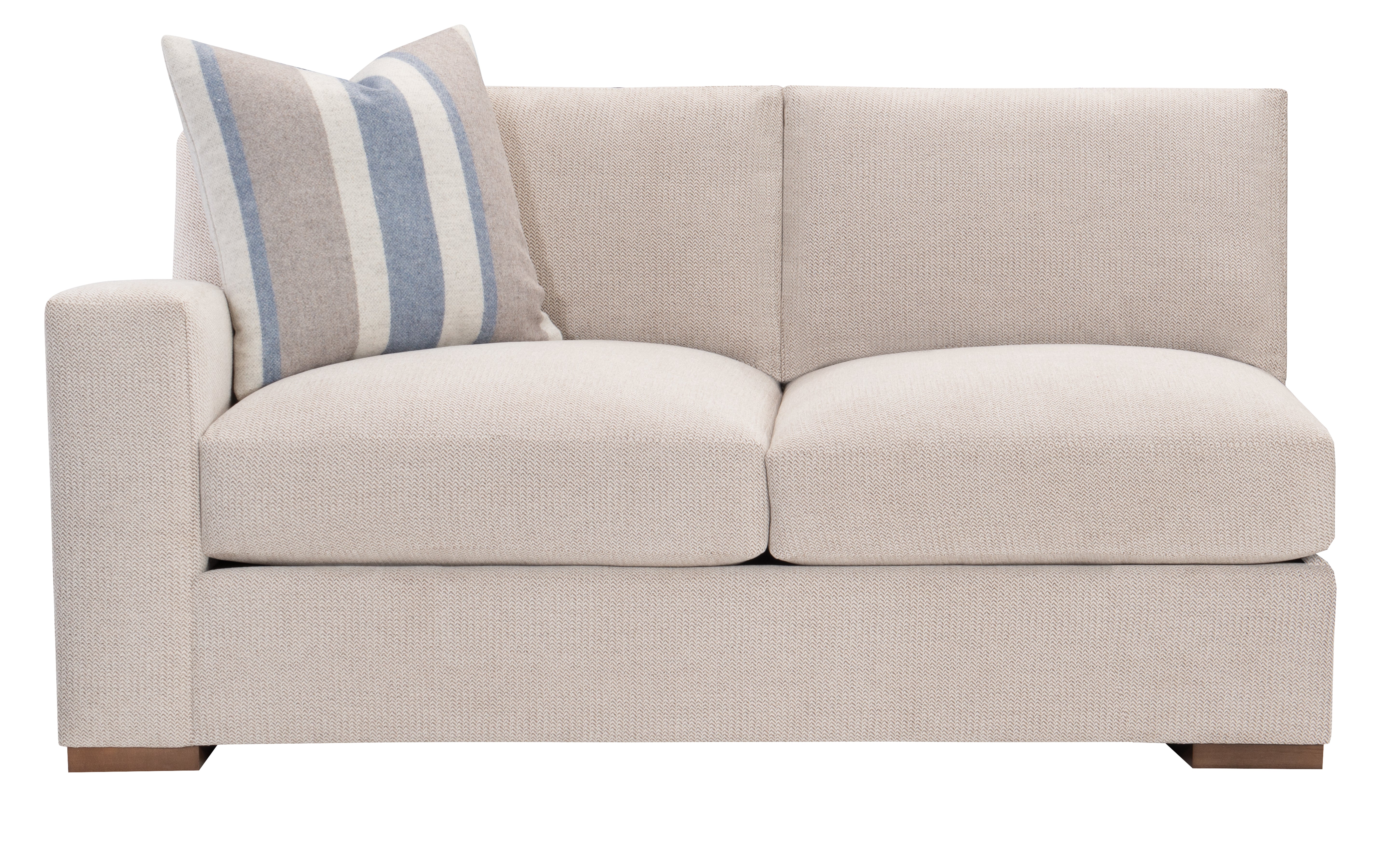 KEVIN SECTIONAL LAF LOVESEAT in Maple Solids - Hickory Chair