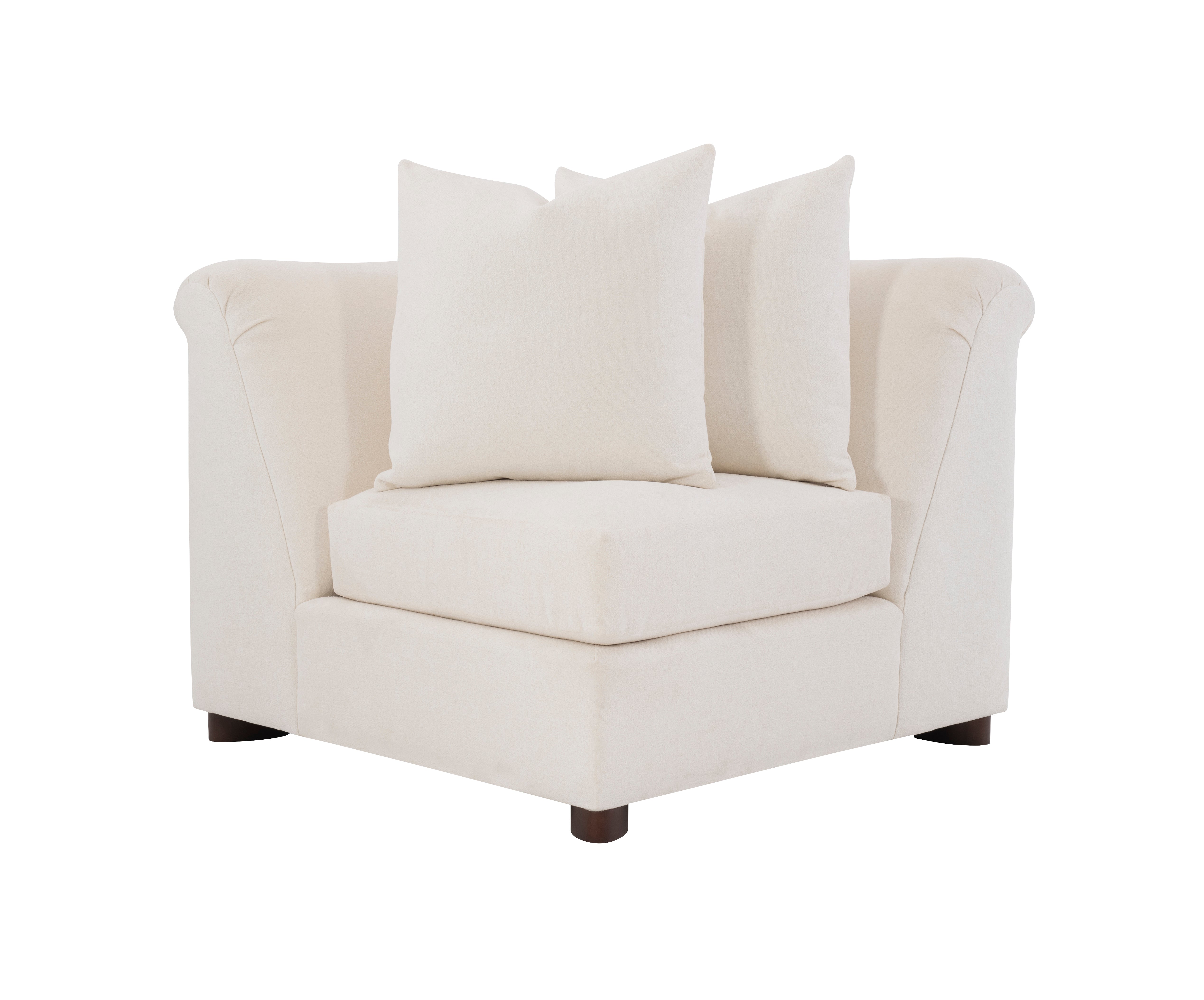 Kate Curved Corner in Resin - Hickory Chair