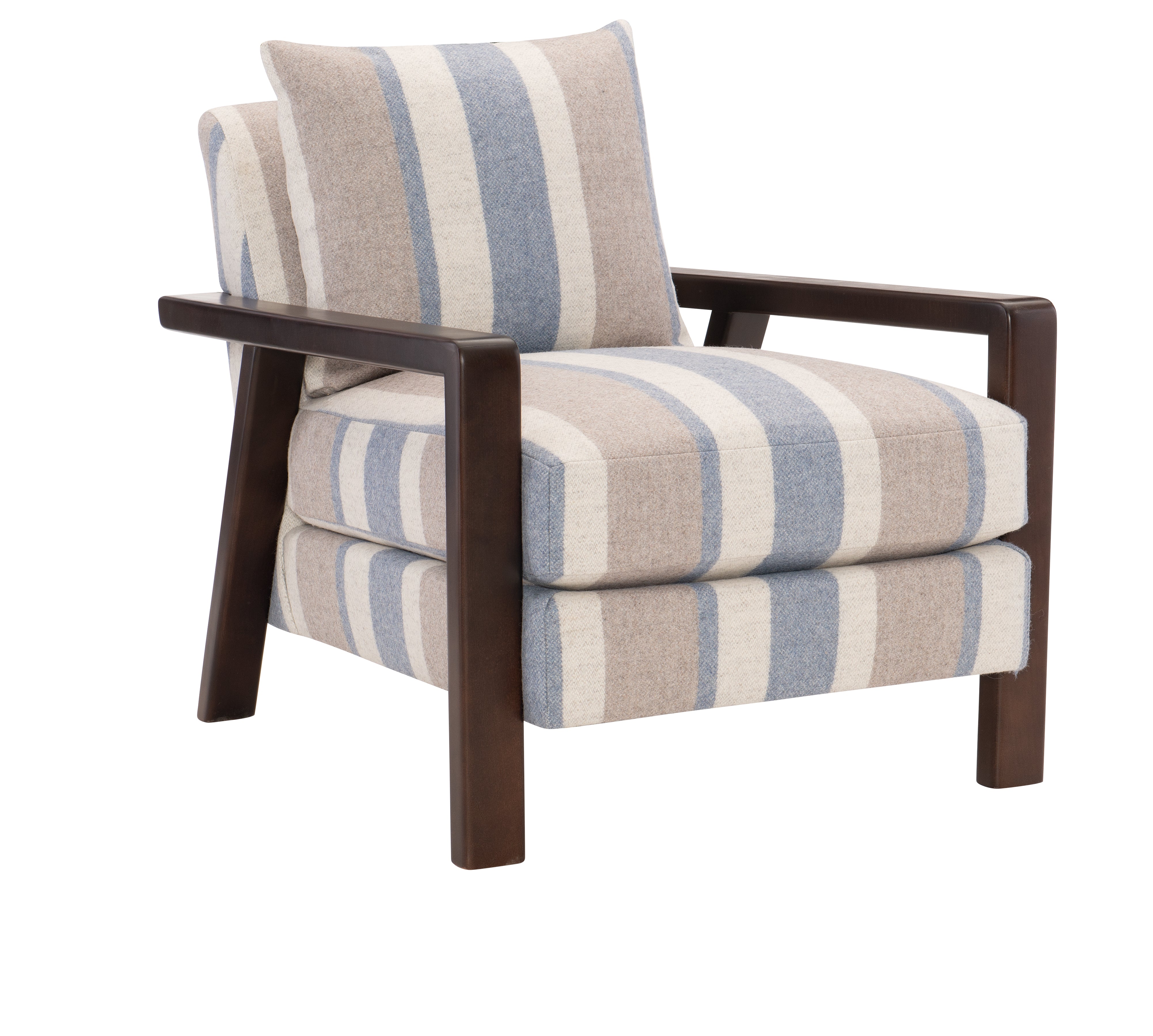 WAYNE LOUNGE CHAIR in Beech Solids - Hickory Chair