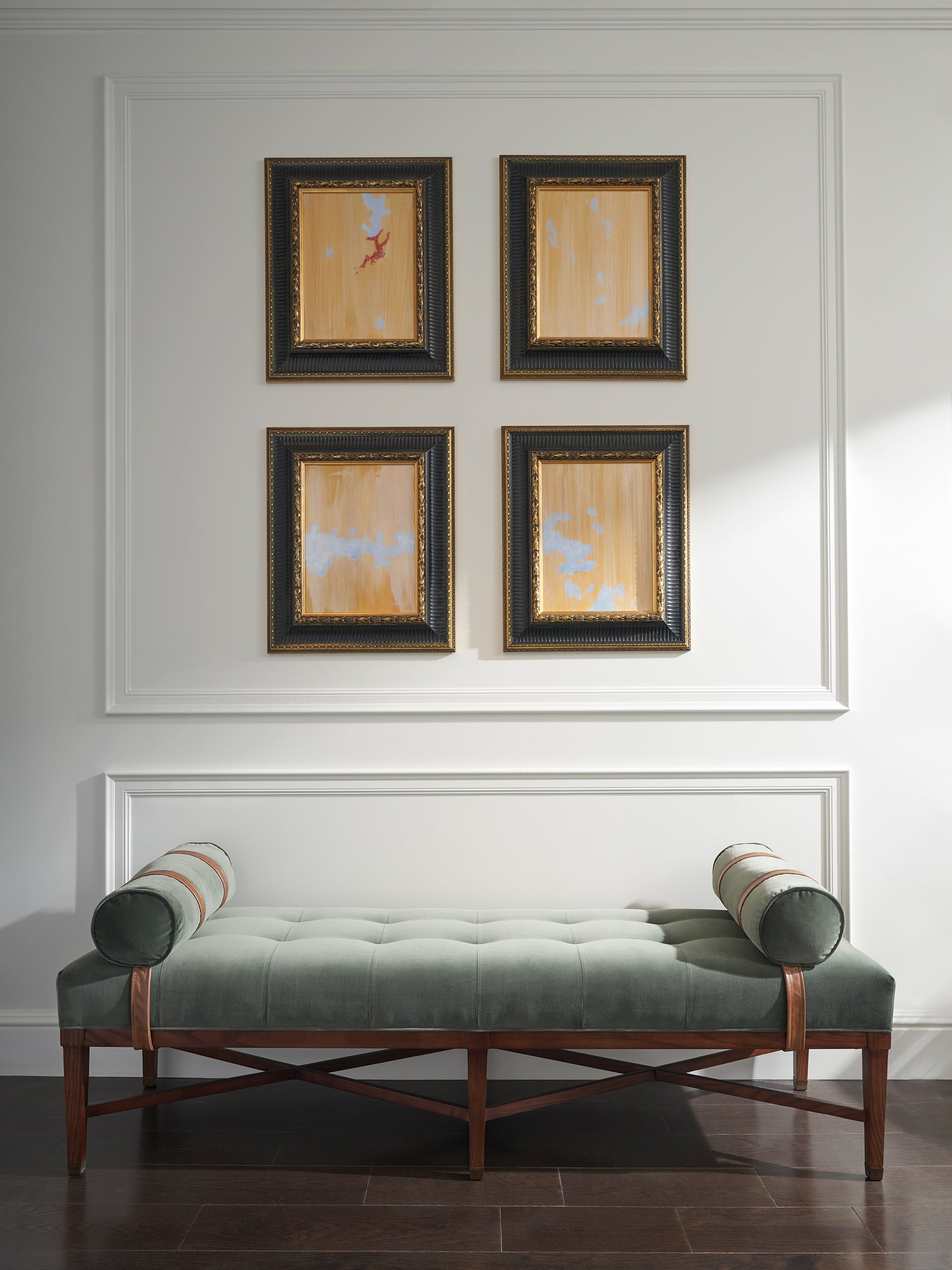 Suzanne Bench in Ash Solids - Hickory Chair