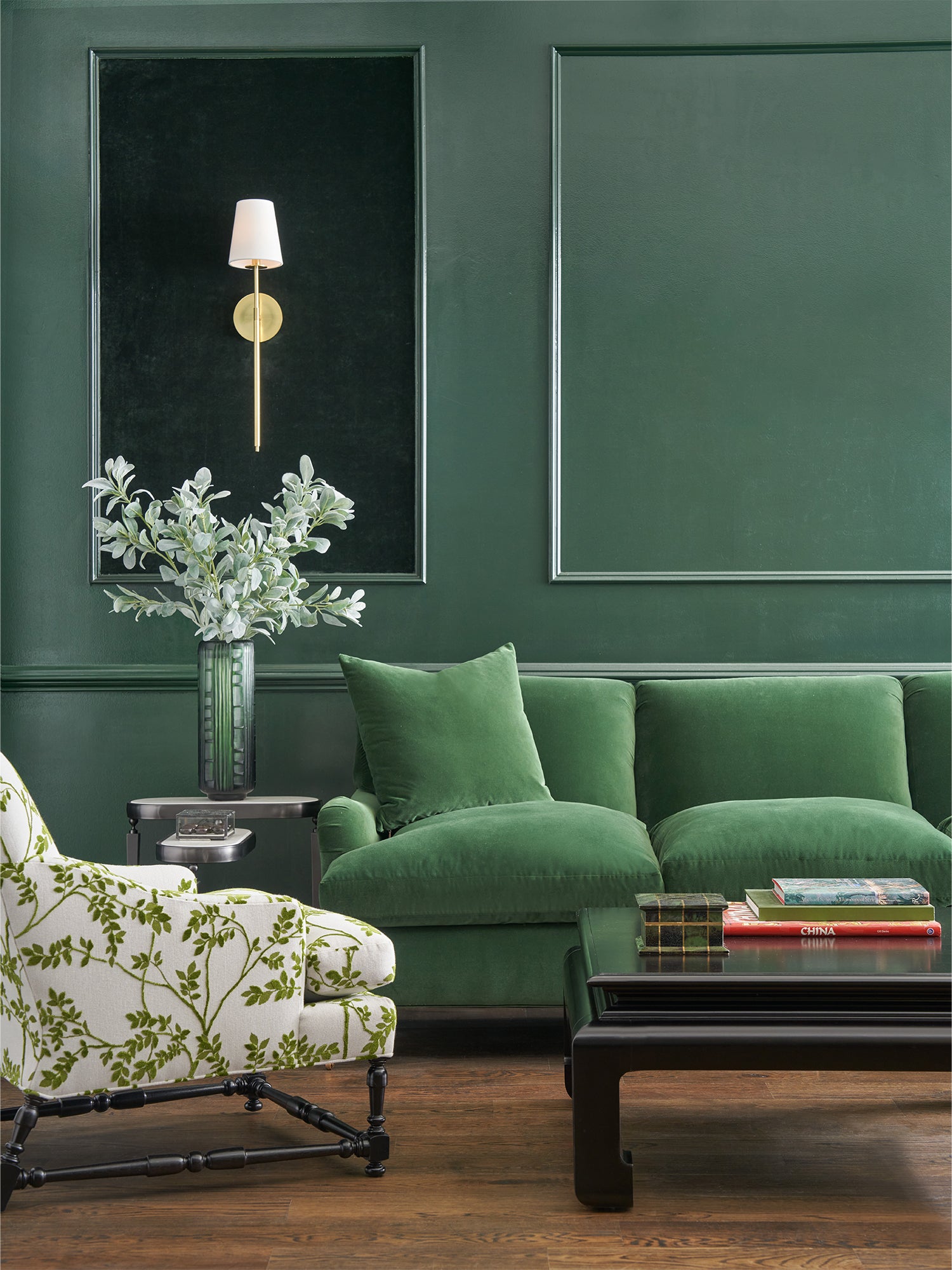 Haydon Sofa in Mahogany Solids - Hickory Chair