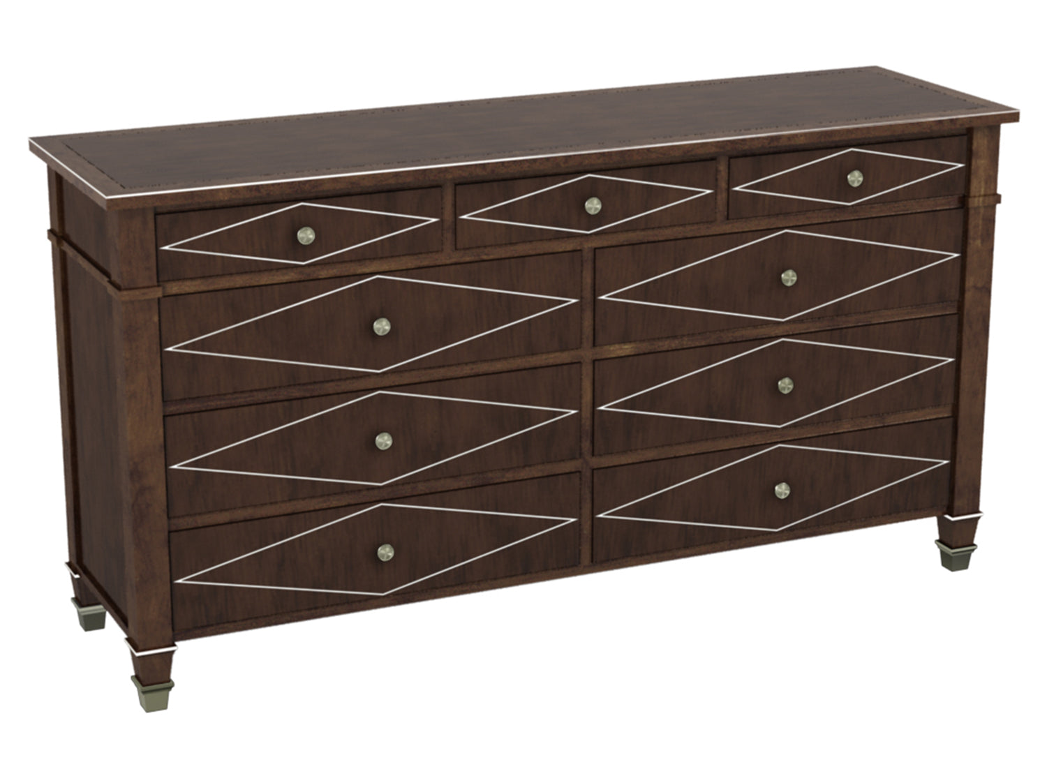 CONNAUGHT DRESSER in Primavera Veneers, Maple Solids - Hickory Chair