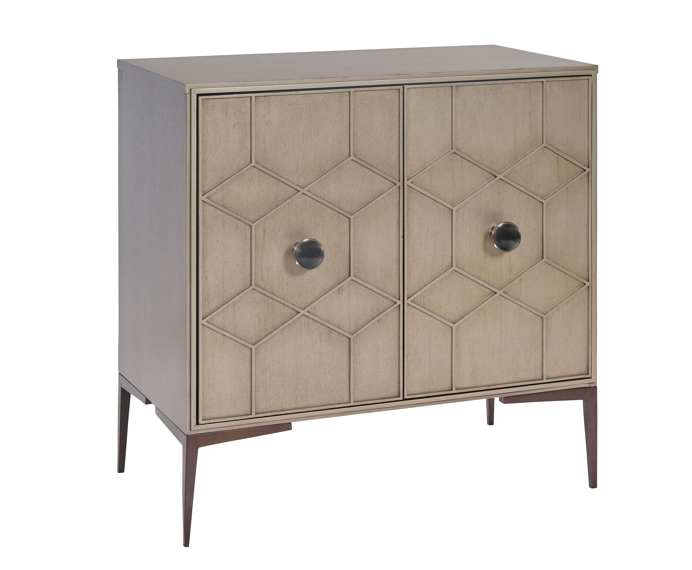 TEXTURES TWO DOOR CREDENZA in Primavera Veneers, Maple Solids - Hickory Chair