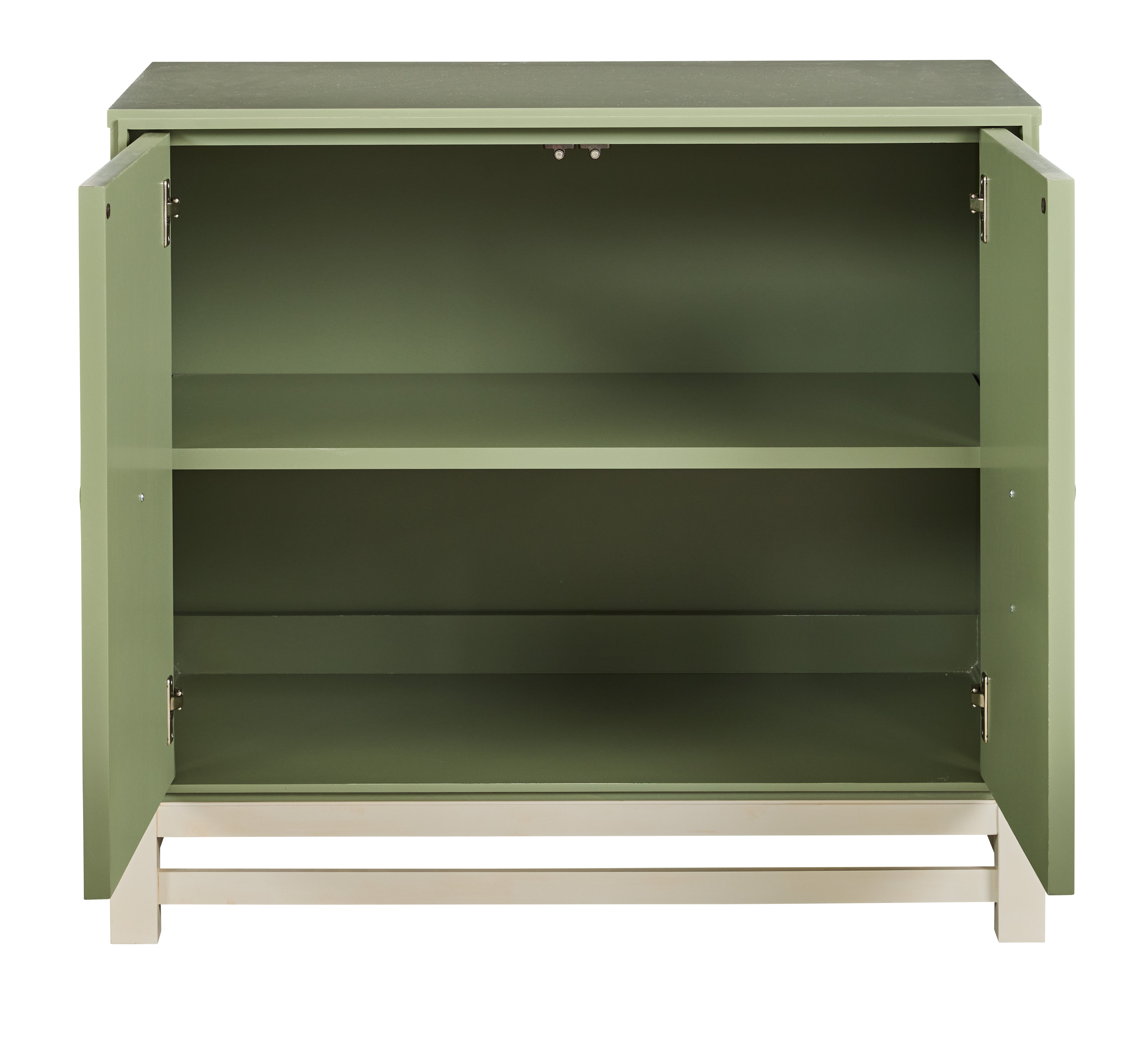 TEXTURES TWO DOOR CREDENZA in Primavera Veneers, Maple Solids - Hickory Chair