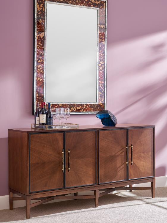 TEXTURES FOUR DOOR CREDENZA