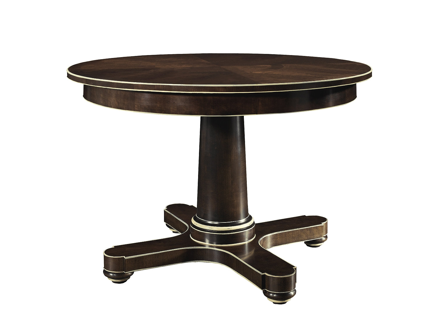 HUDSON PEDESTAL TABLE BASE in Maple Solids, Cherry Veneers - Hickory Chair
