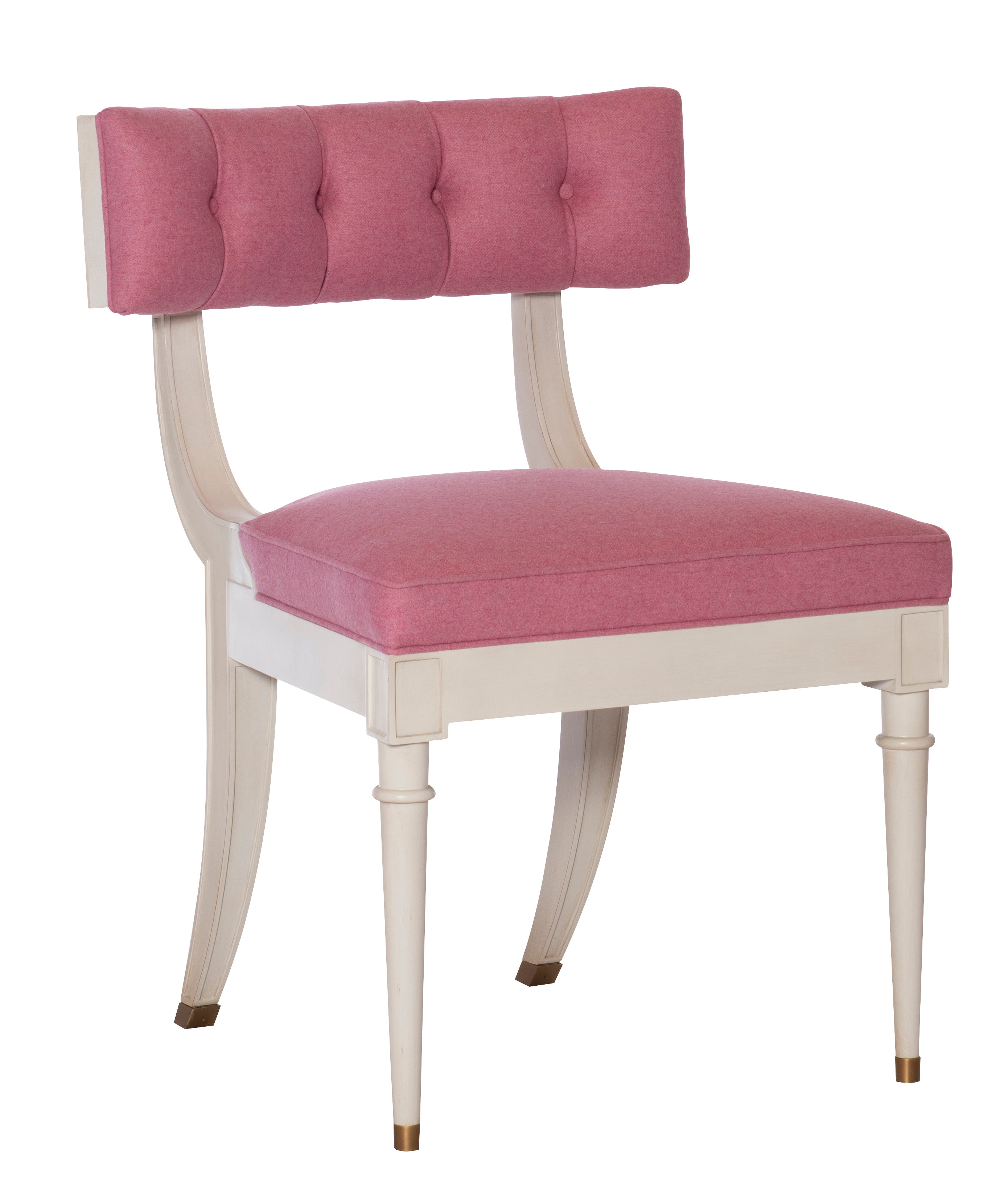 Aliette Dining Side Chair Tufted Back in Beech Solids - Hickory Chair