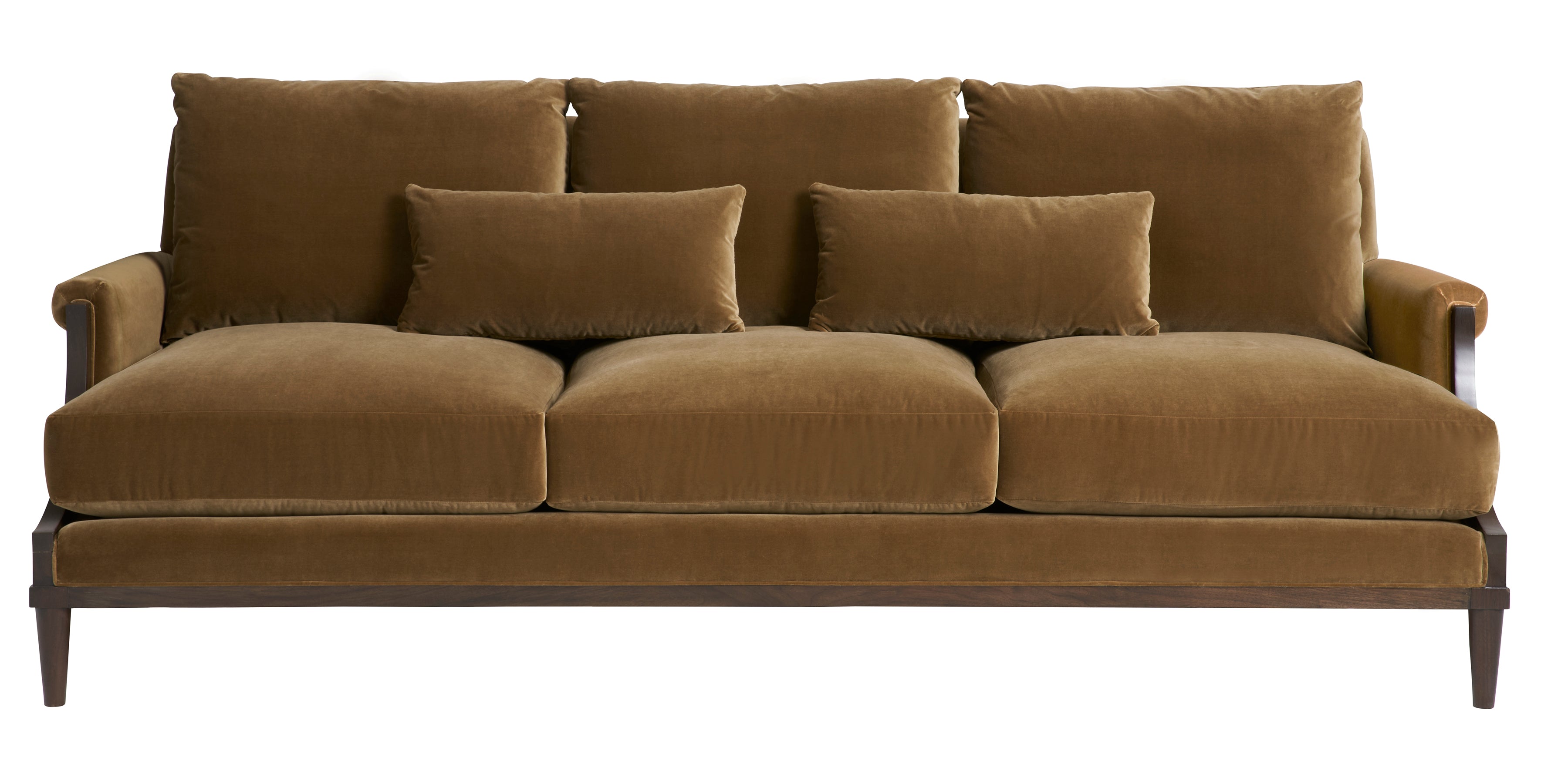 Denis Sofa in Walnut Solids - Hickory Chair