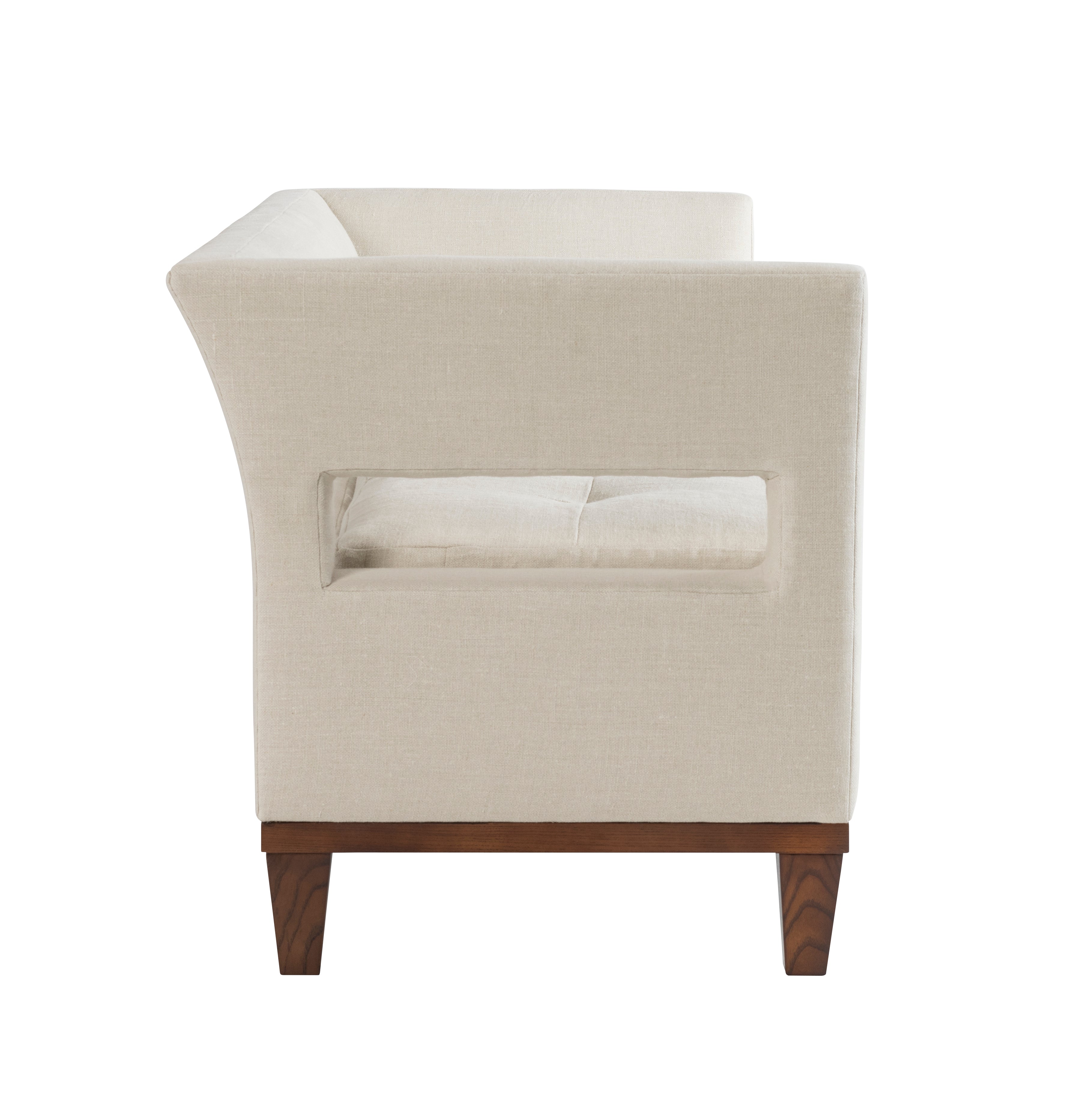 Rowen Settee in Ash Solids - Hickory Chair