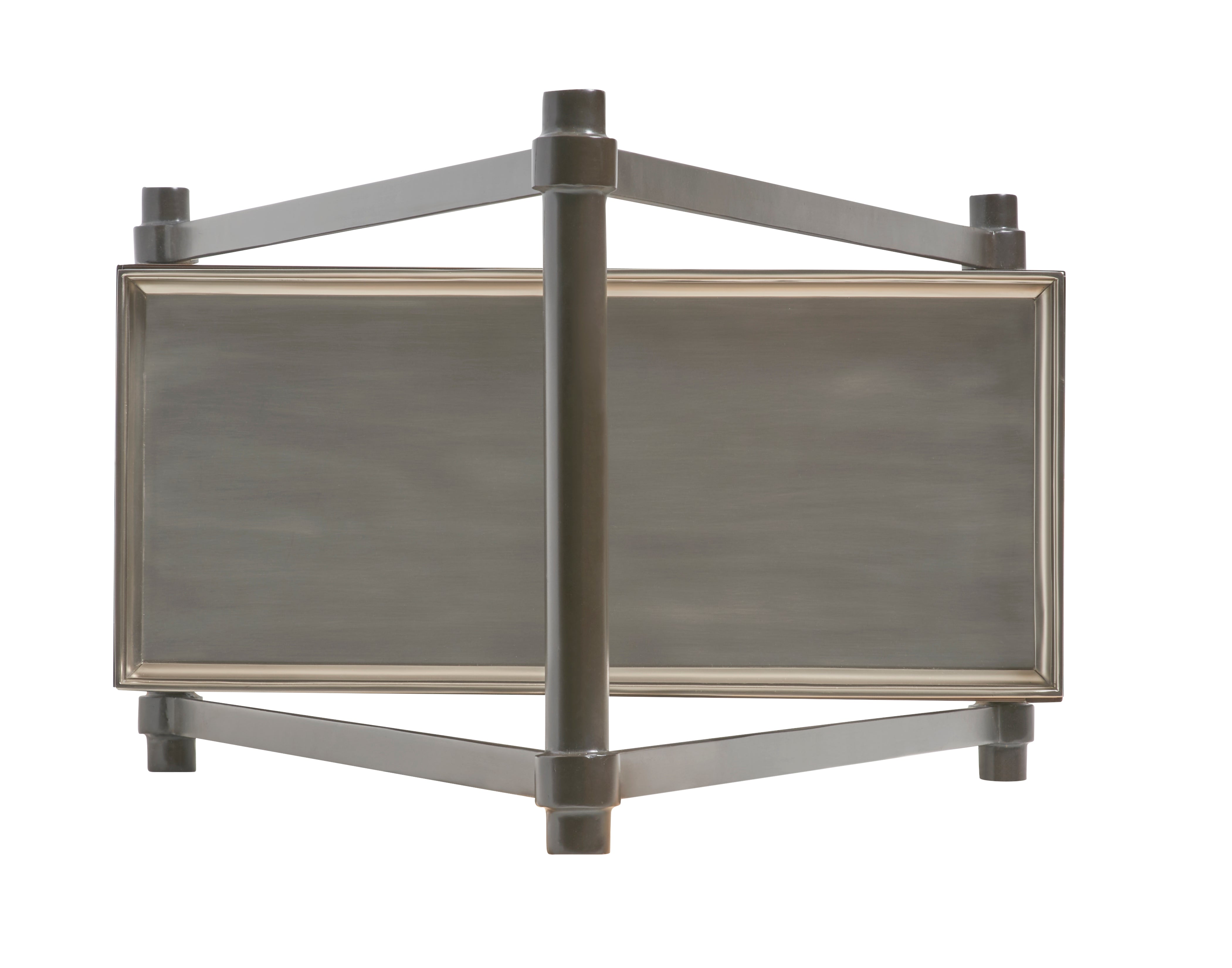 CARRIAGE TABLE in Oak Veneers, Oak Solids, Metal - Hickory Chair