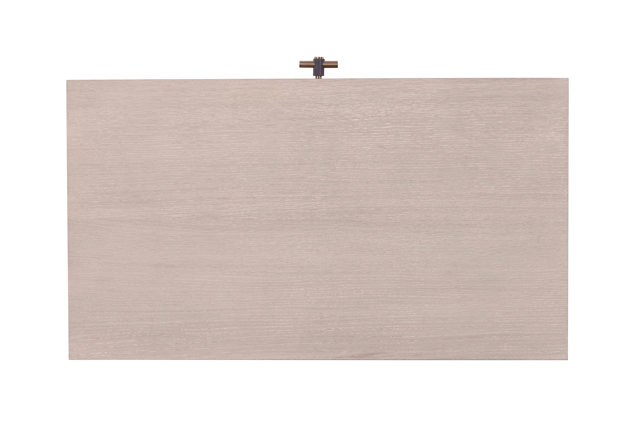 Atlas Nightstand in Oak Veneers, Oak Solids, Metal - Hickory Chair