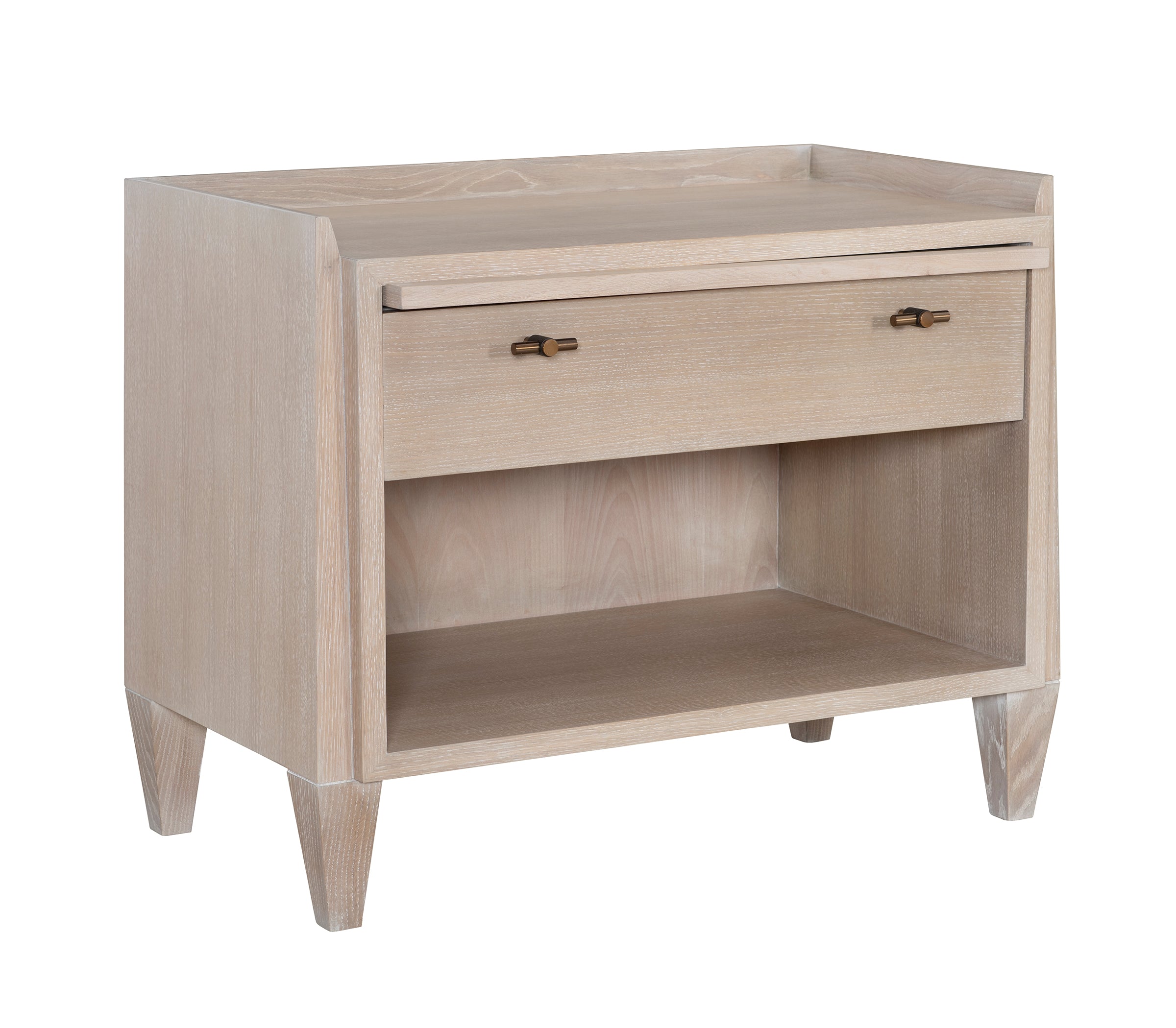 Jace Nightstand -1 Drawer in Oak Veneers, Oak Solids - Hickory Chair